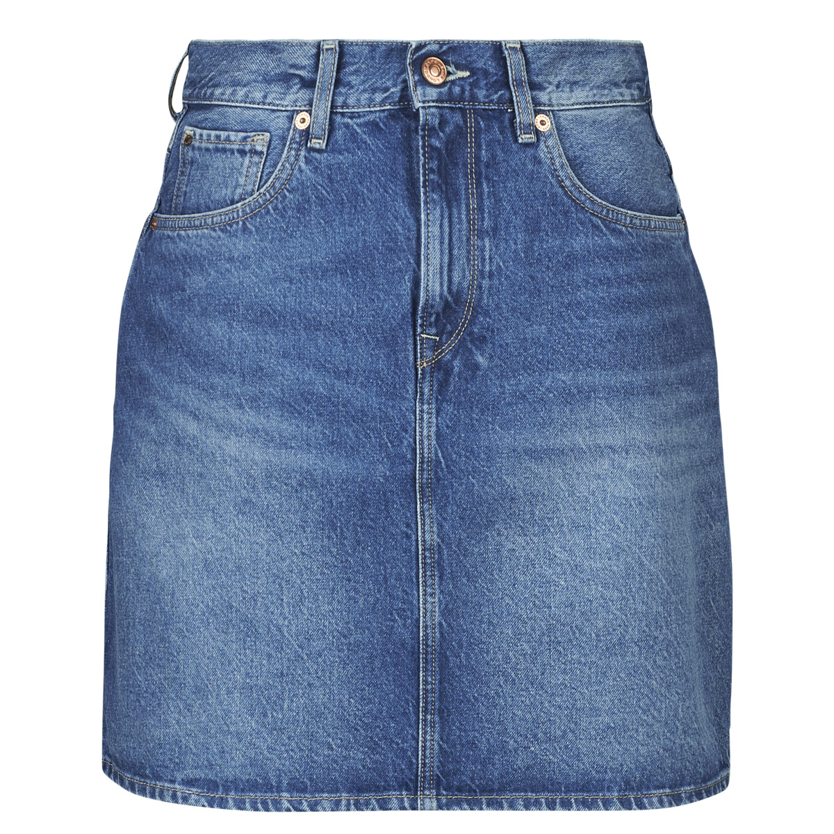 Pepe jeans - MINI SKIRT HW LILLY - Marine