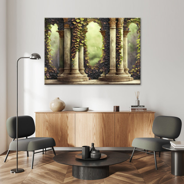 Feeby Obraz, Kolumny i liście 60x40