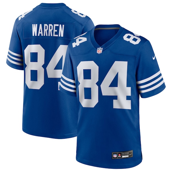 Tyler Warren Indianapolis Colts Nike Alternate  Game Jersey -  Royal
