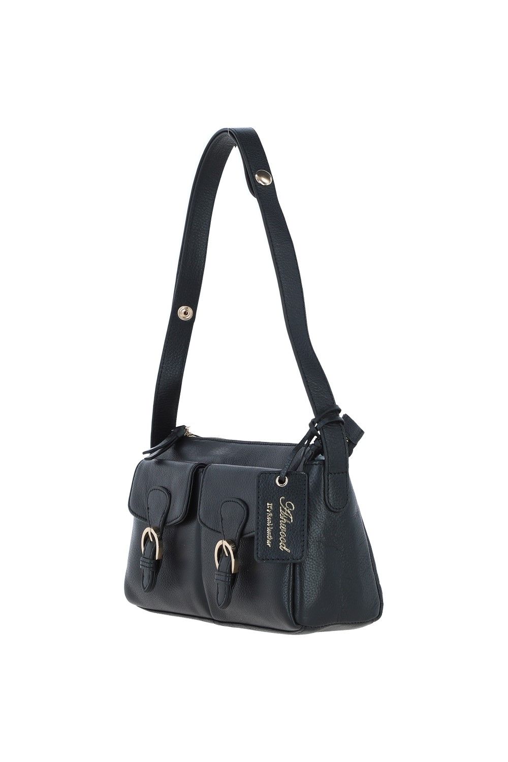 Ashwood Leather Nevaria' Real Leather Shoulder Bag