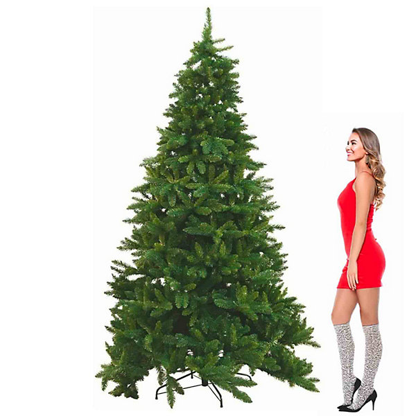 Baviera - Sapin de Noël effet réaliste en PE et PVC 160 x 240H, 2371 branches