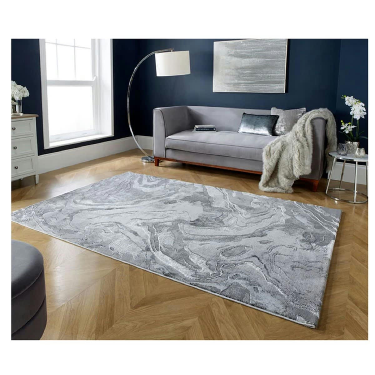 SIRE - Tapis de salon en polypropylène beige 240x340 cm