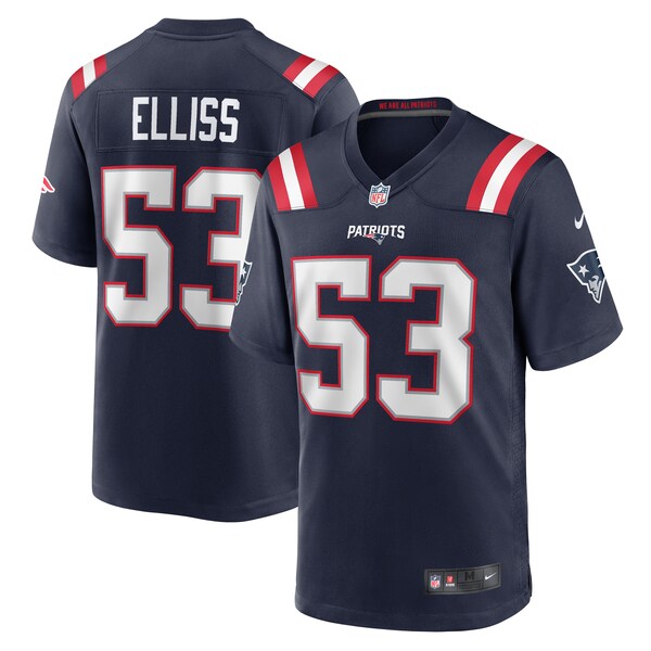 Christian Elliss New England Patriots Nike  Game Jersey -  Navy