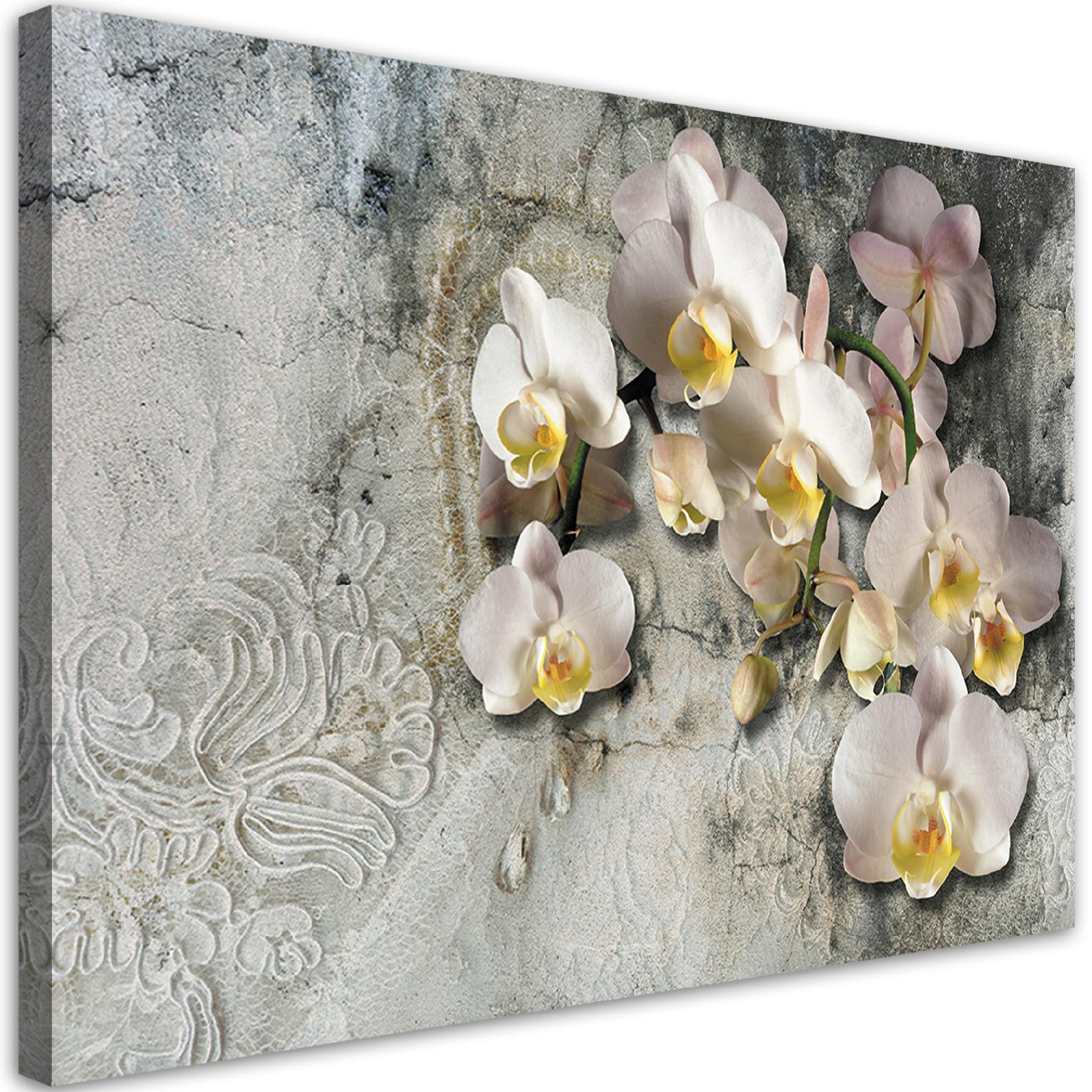 Feeby Obraz na płótnie, Słoneczne orchidee kwiaty 60x40