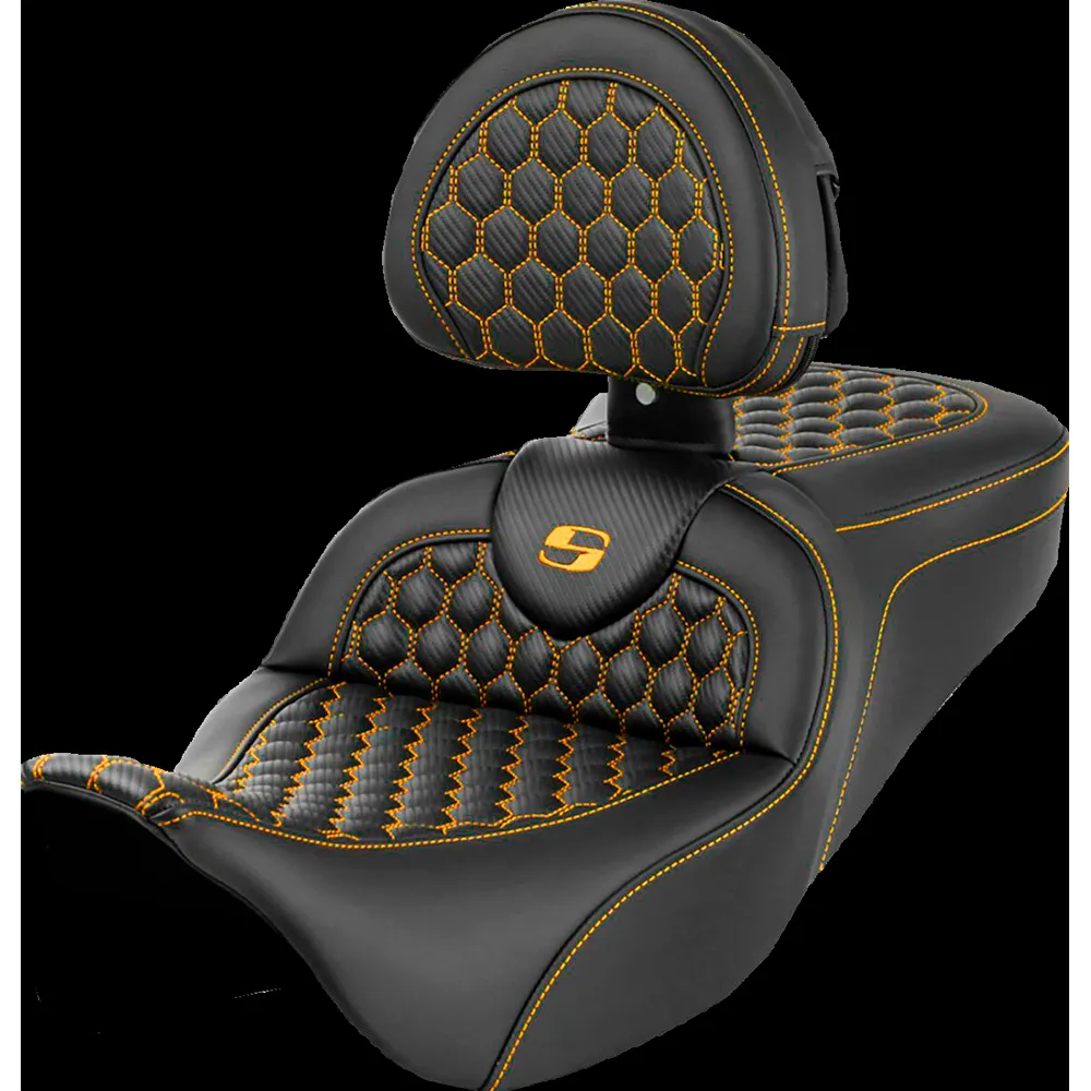 Saddlemen Roadsofa™ Harley Davidson FLH 1868 ABS 21/FLHFB 1868 ABS 23/FLHR 1584 08-11 808-07B-189B7 motorcycle seat