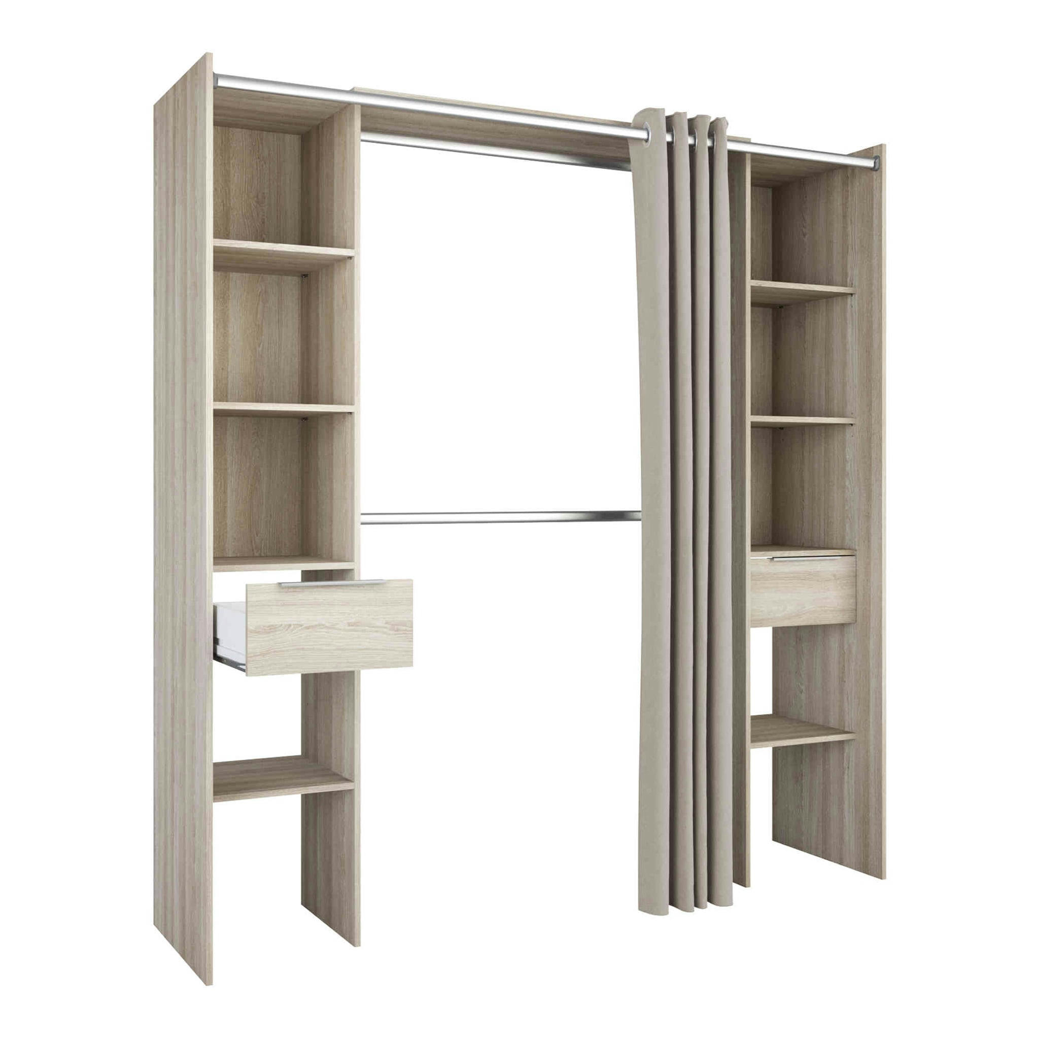 - Dressing extensible en bois