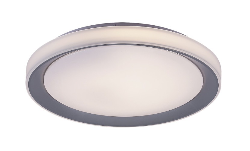 Plafon Everest z pilotem okrągły srebrny LED 1x40W 51cm 3200lm IP20 Rabalux