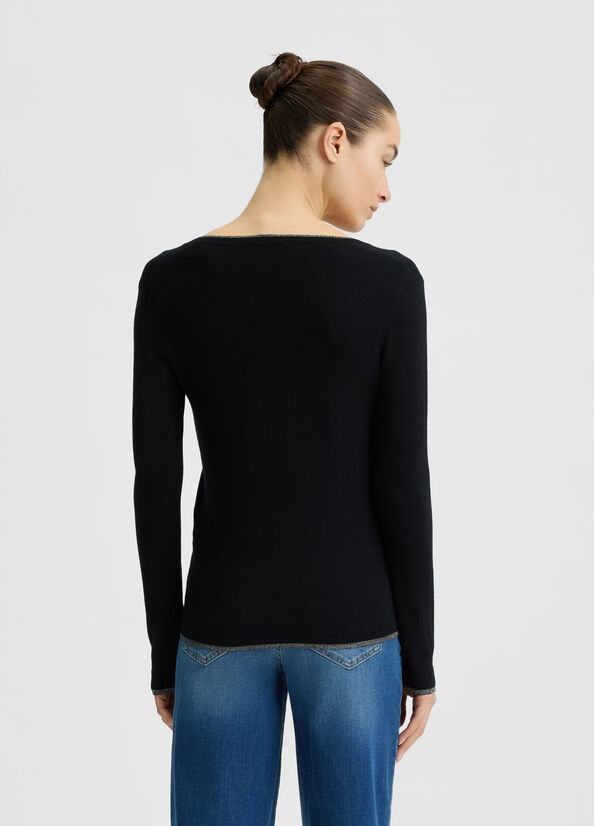 Maglia con scollo a V