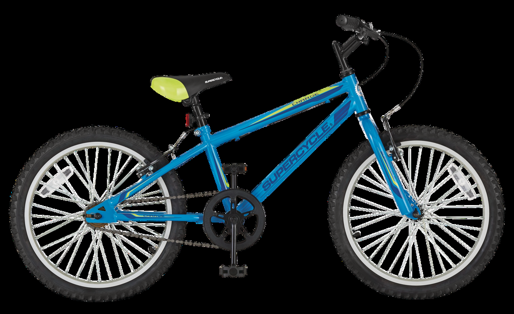 Supercycle Charge Youth Bike,  20-in, Blue/Yellow