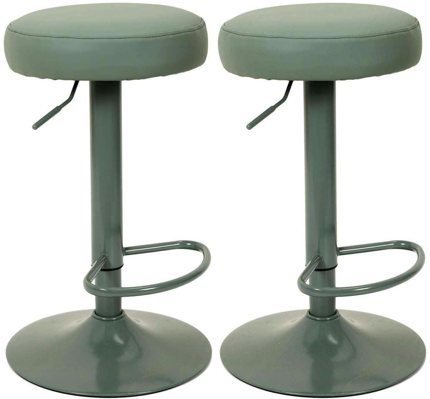 - Tabouret de bar hauteur réglable mumford (lot de 2) vert