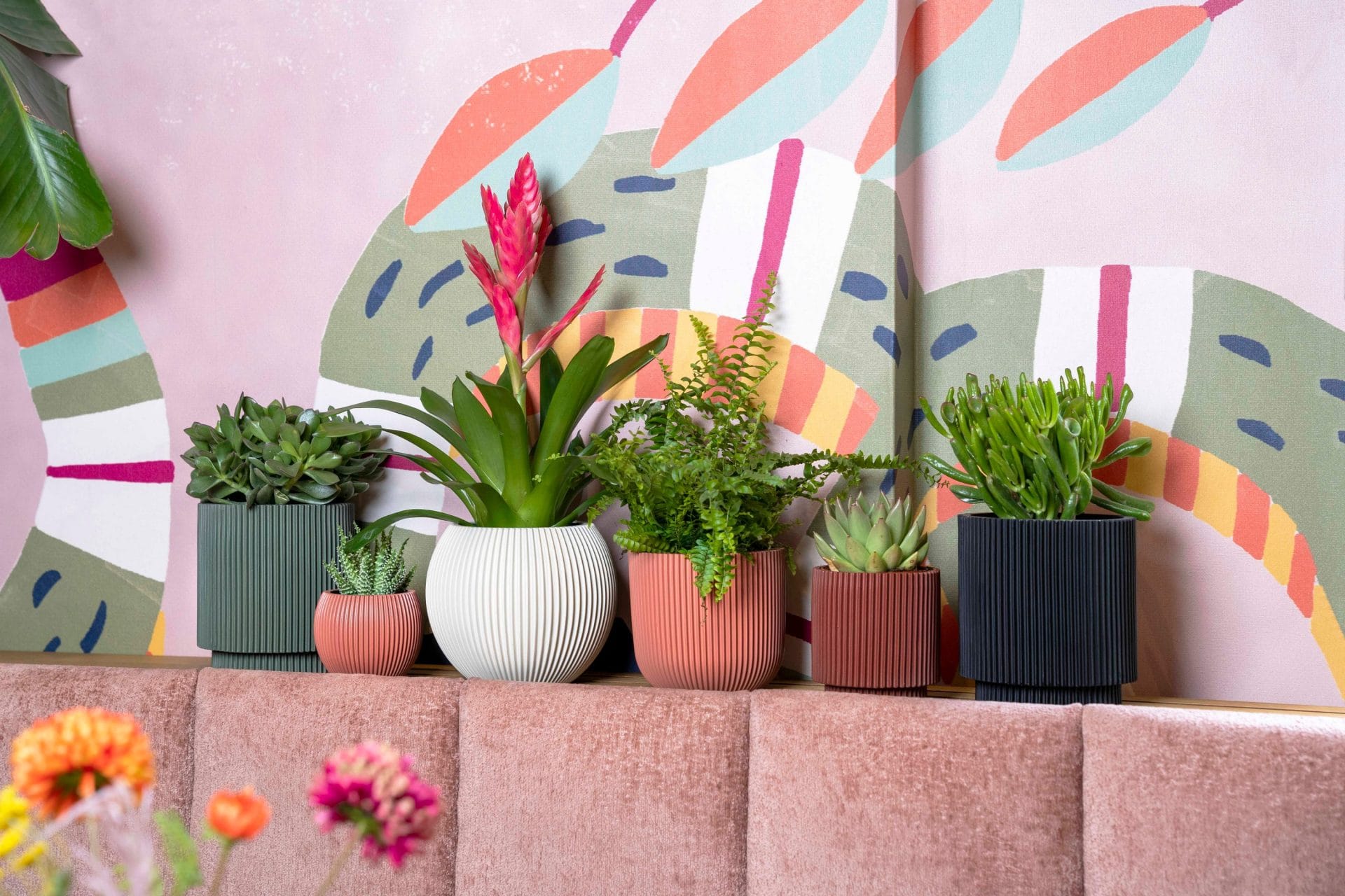 Capi Europe - Pot bol Groove - 14x13 - Grafietgrijs