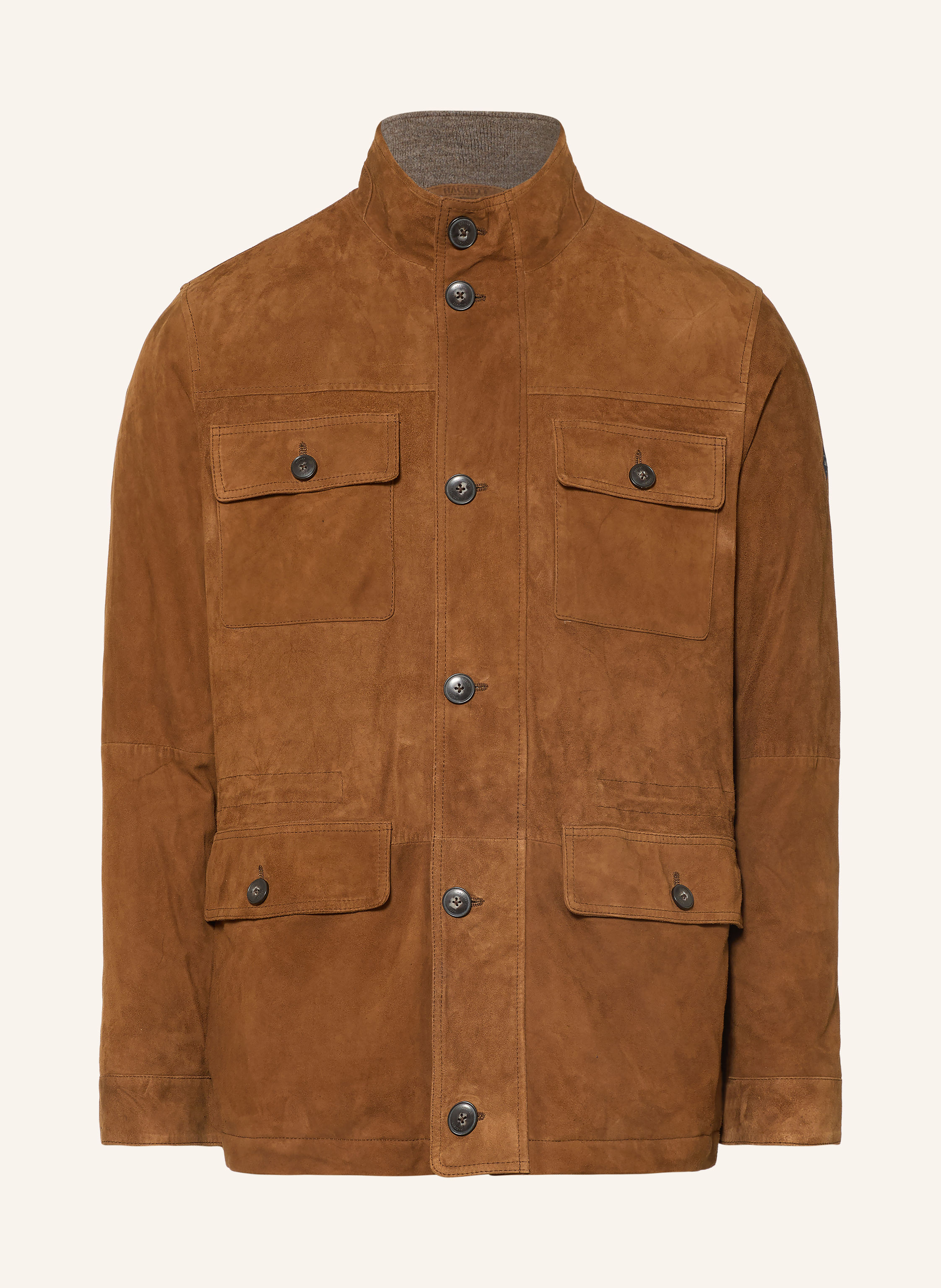 HACKETT LONDON Fieldjacket aus Leder