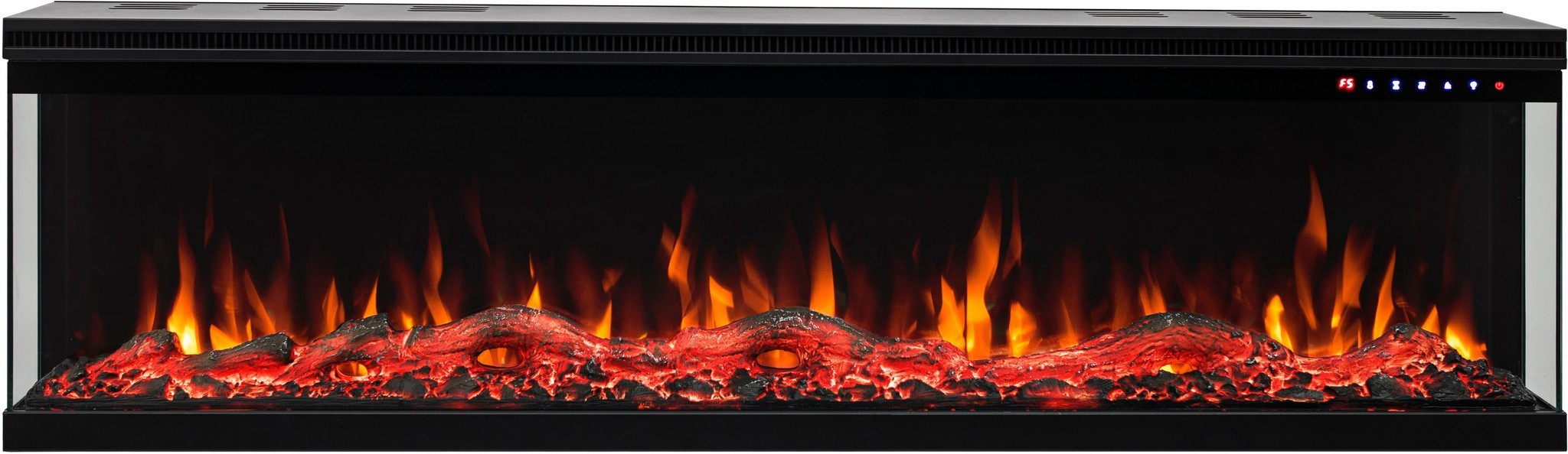 Kominek Elektryczny Led Ścienny Unique 153 CmAflamo