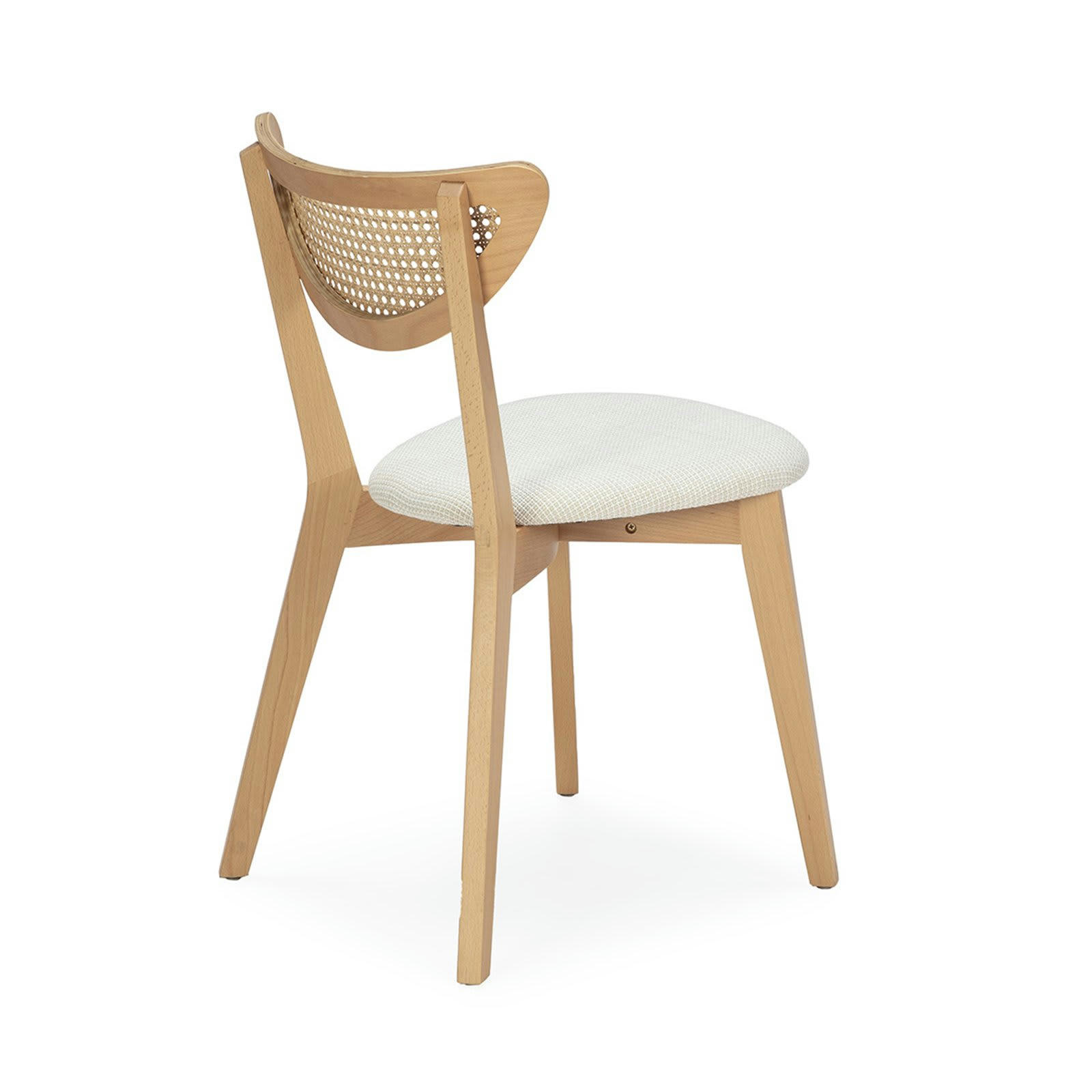 - Chaise Rotin Bois clair H. assise 47 cm