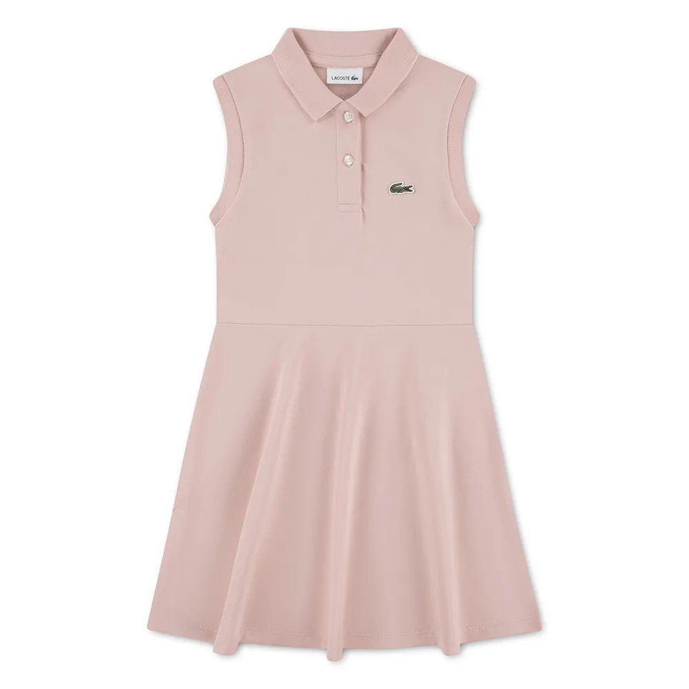 Lacoste Kids Pique sleeveless dress