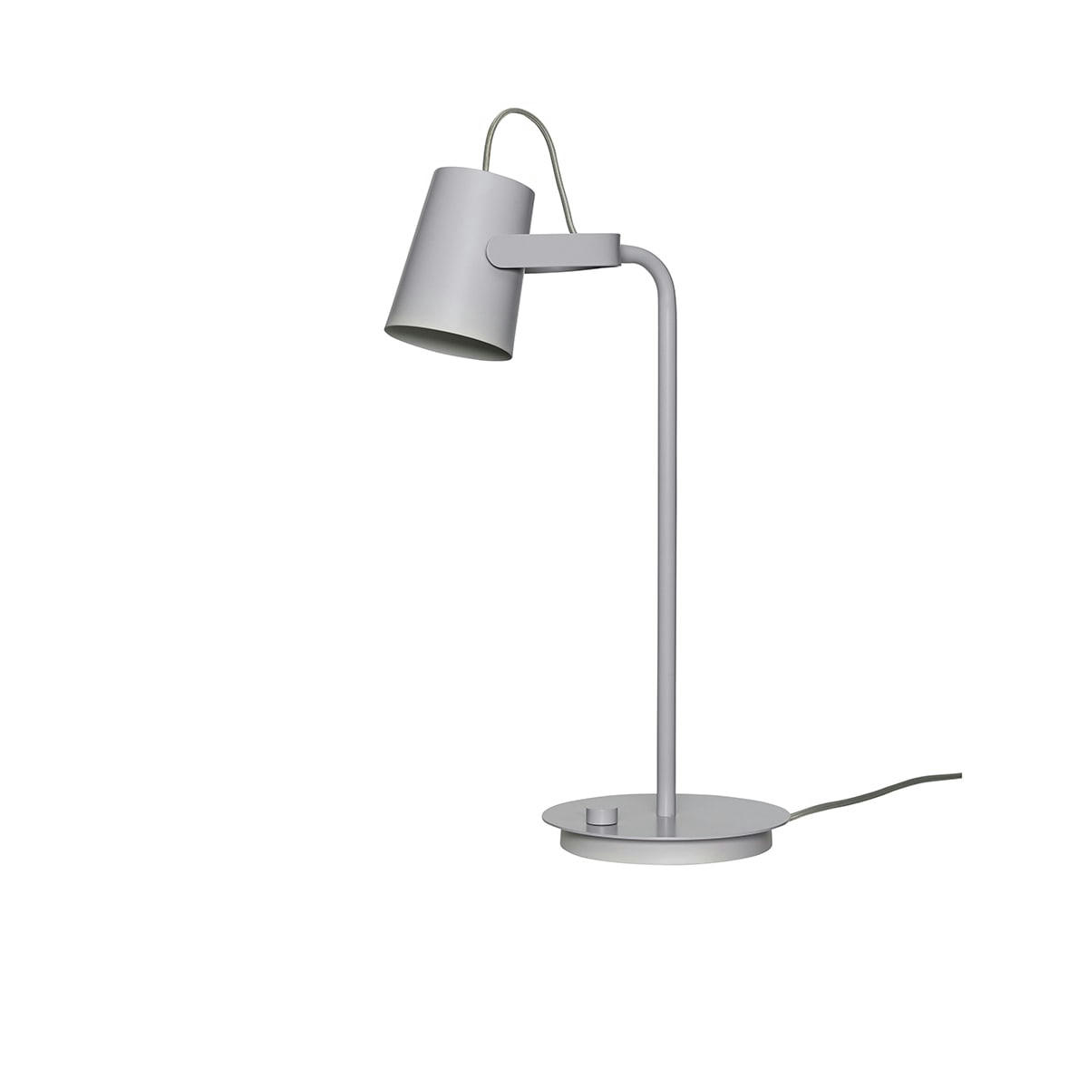 ARDENT - Lampe de table en fer gris clair