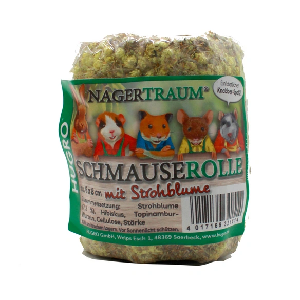 Spielzeug, Schmause-Rolle, natur, für Nager