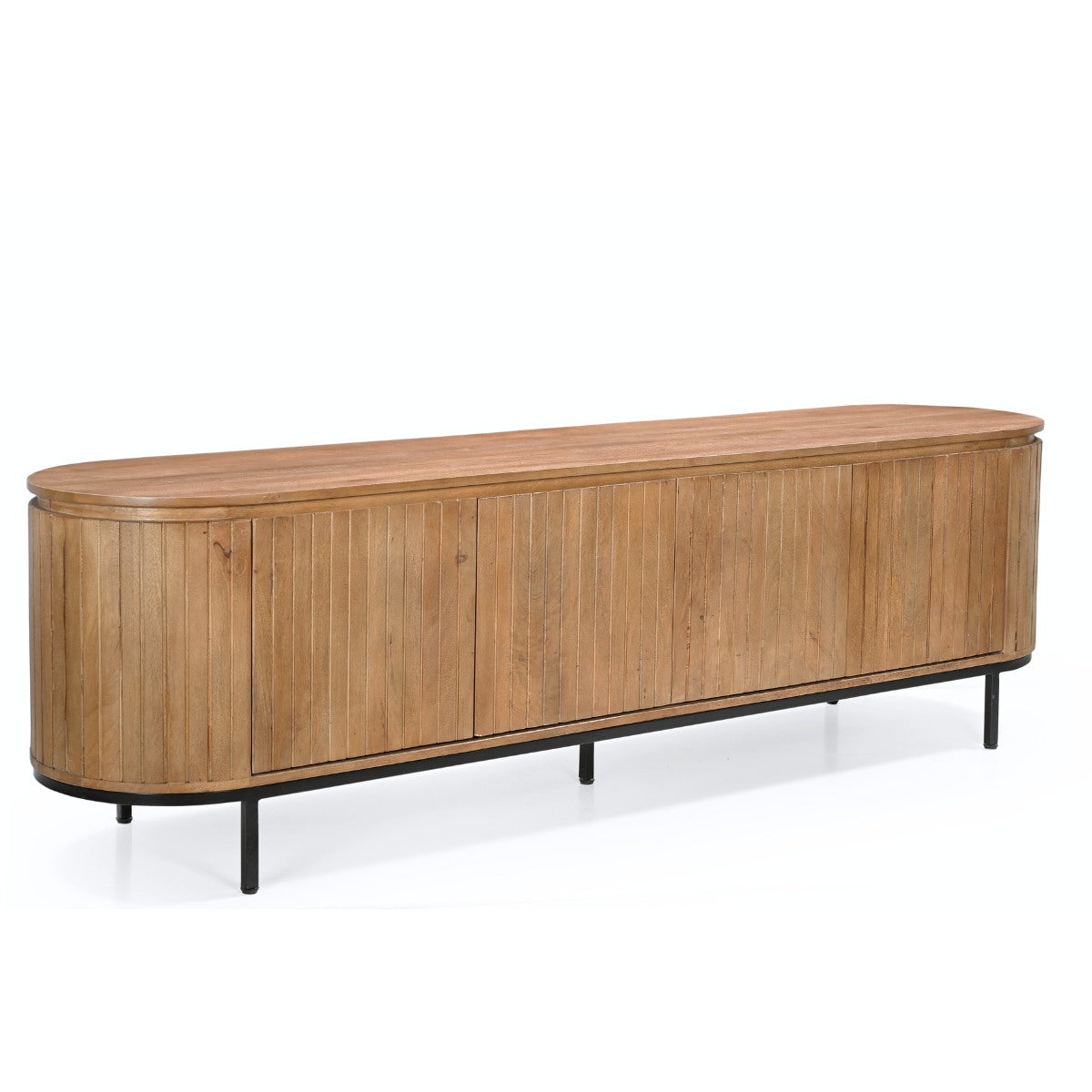 Giga Meubel Tv-Meubel Tora - Naturel - Mangohout - 200cm