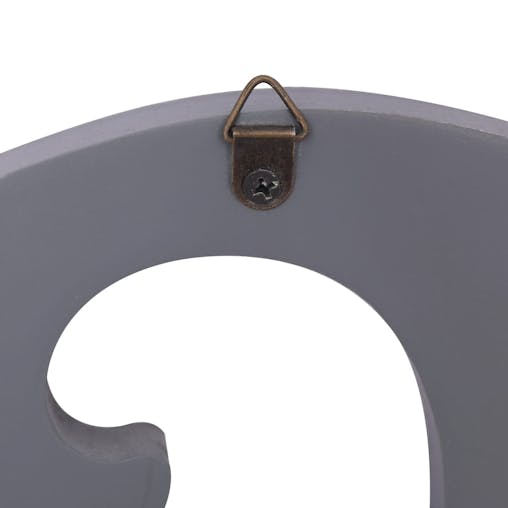 NNEVL Wall Mounted Coat Rack FAMILY Grey 74x29.5 cm