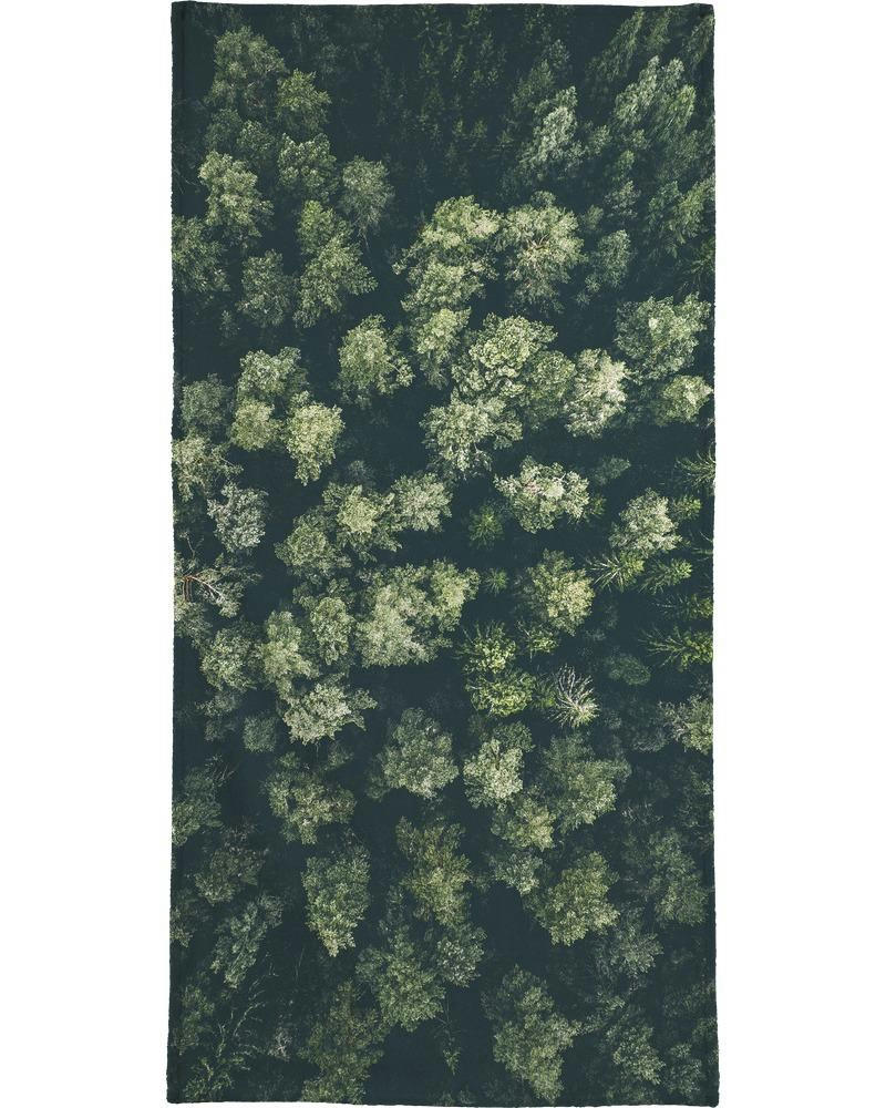 JUNGLE RUM - Serviette de bain en éponge-velours en vert 40x80