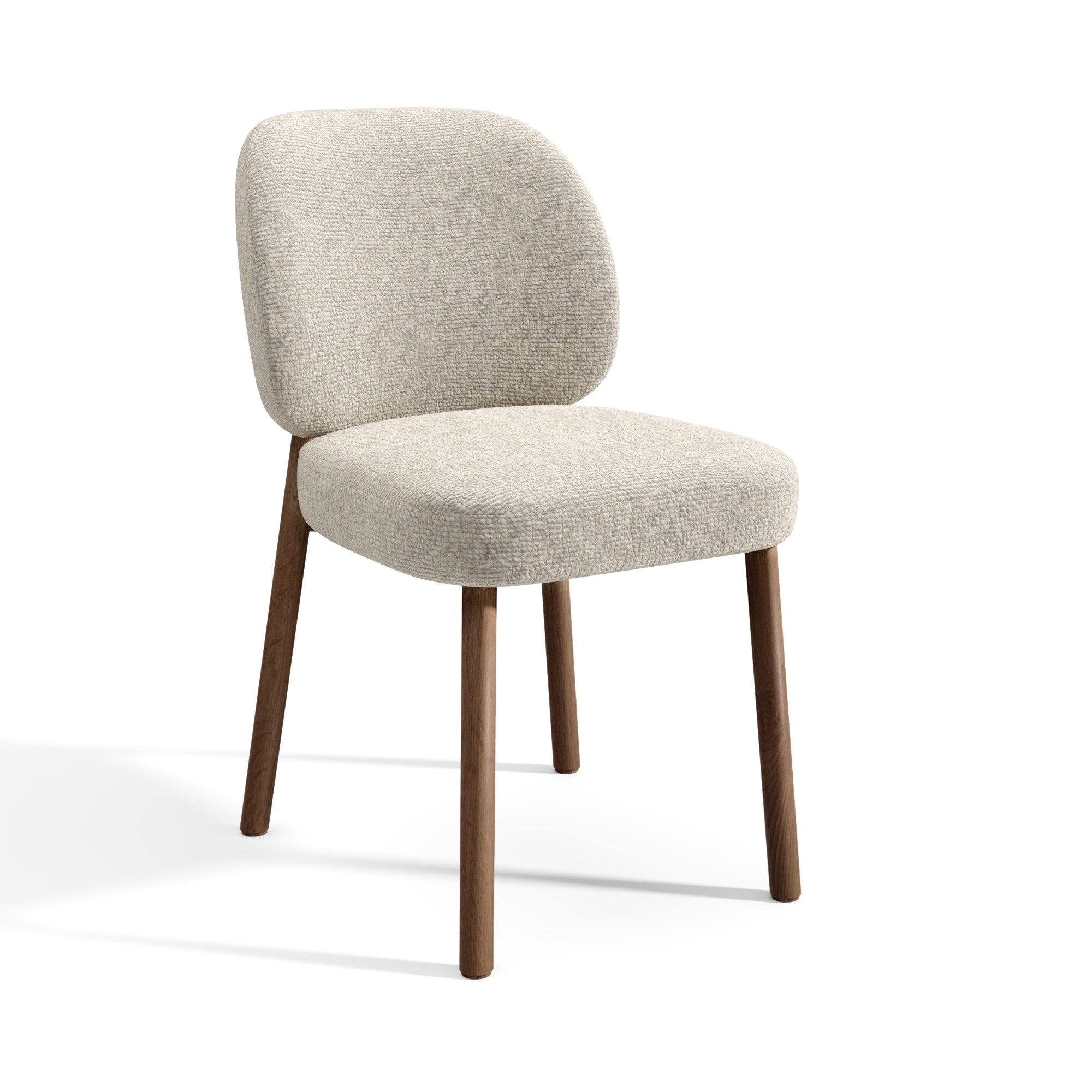 Premium Interiors - Set van 2 stoelen MOKA - fluweel met structuur taupe beige 47cm