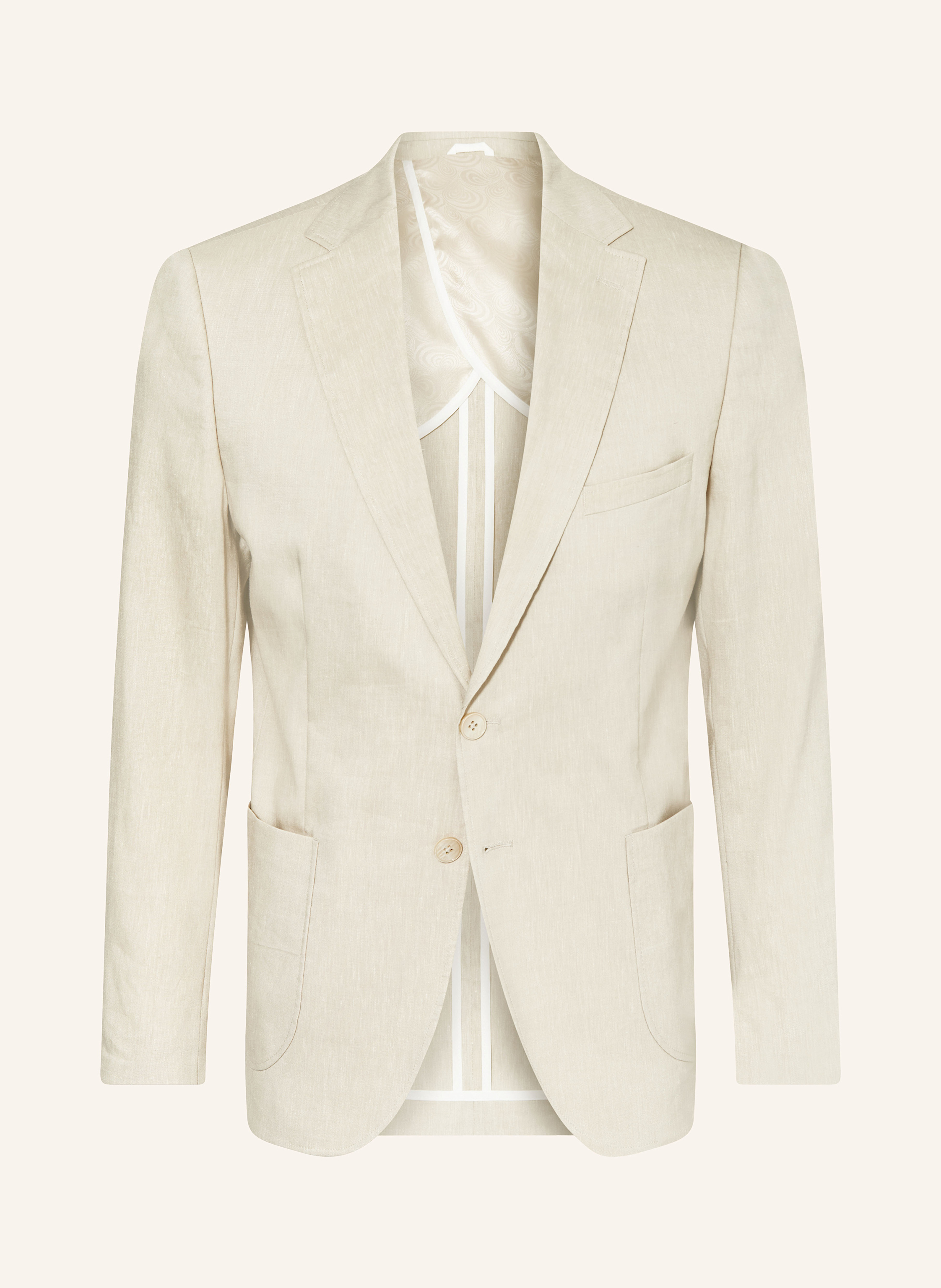 PAUL Anzugsakko Extra Slim Fit mit Leinen