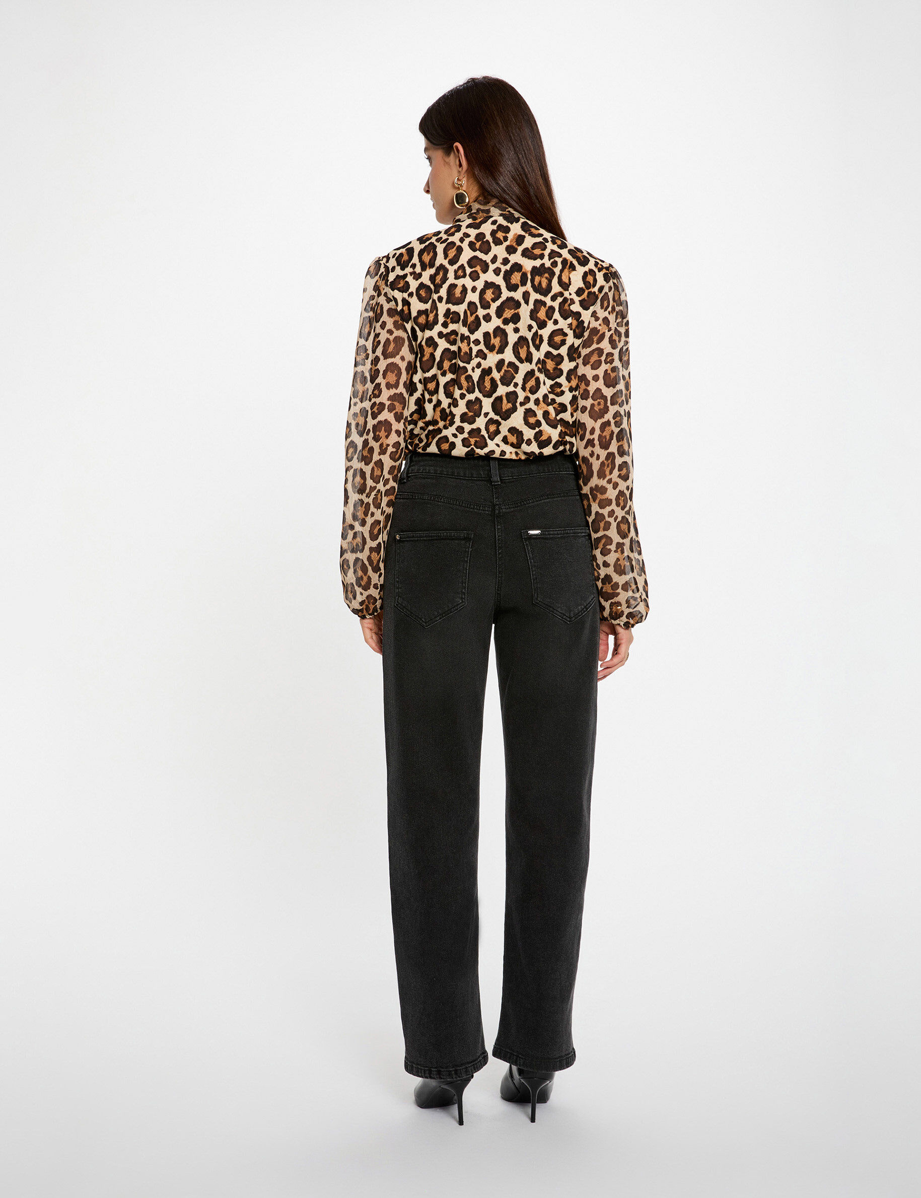 T-Shirt With Lavalli&Egrave;Re Collar Multicolor Women