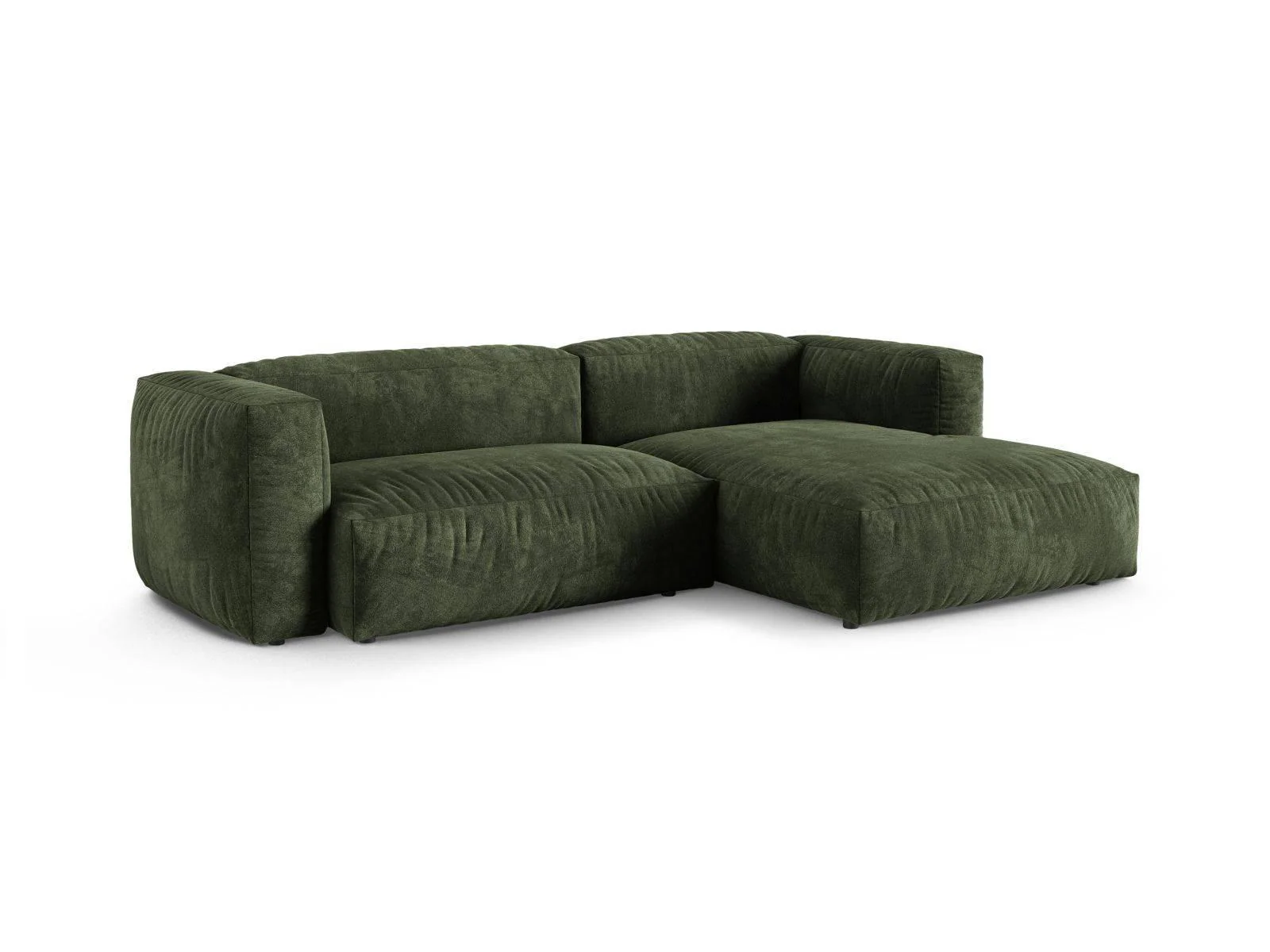 Modulaire hoekbank Martina rechts velvet