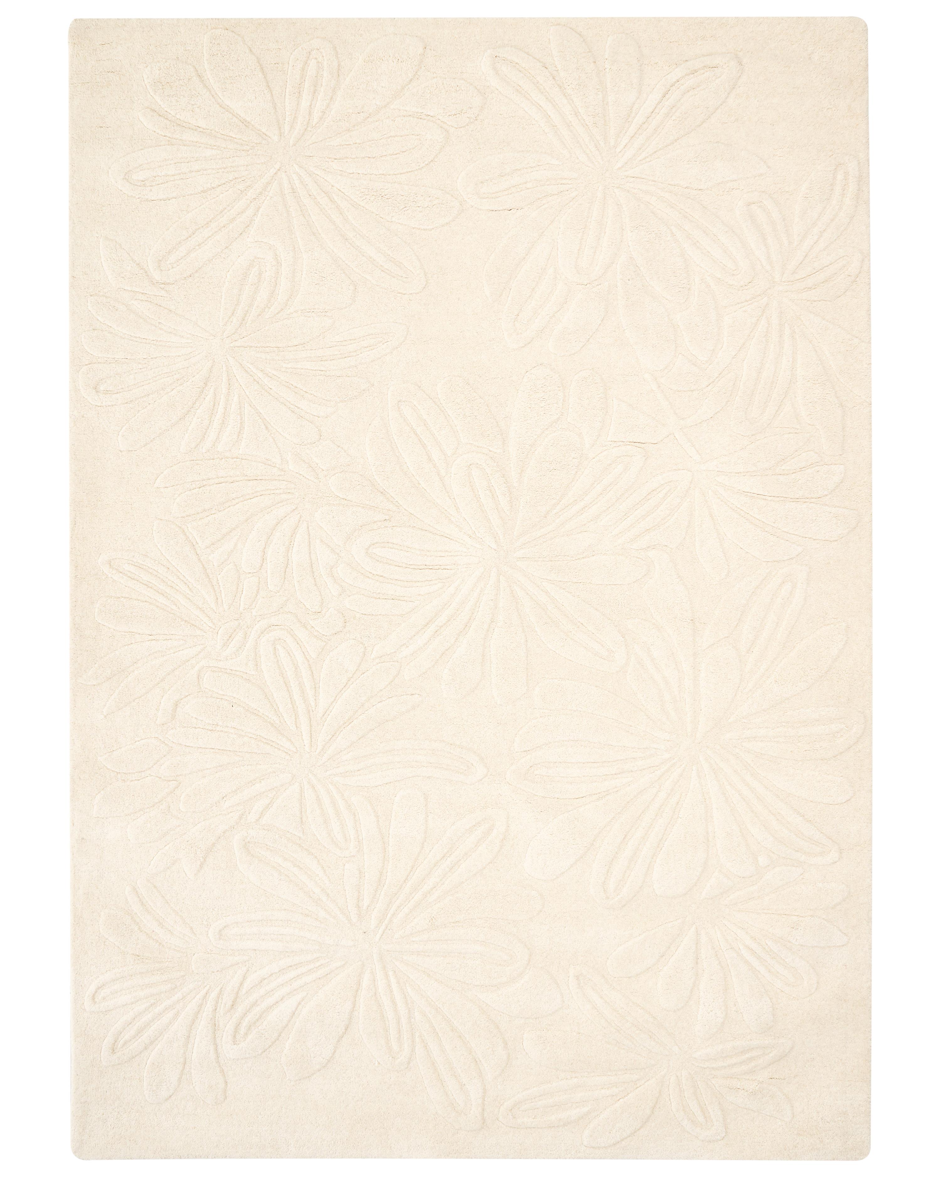 Rug CHENNAI Light Beige 160 x 230 cm Wool