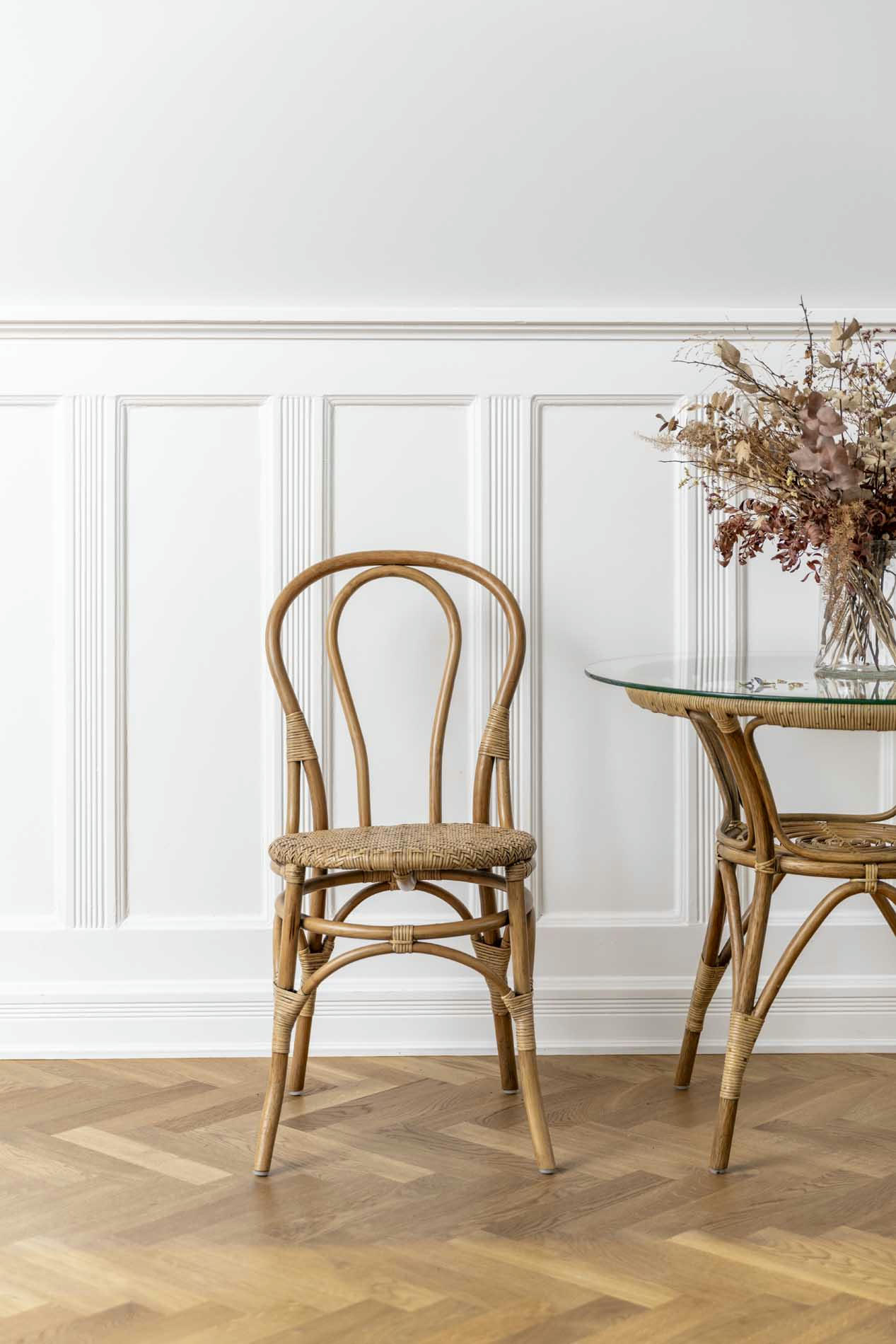 LULU - Chaise repas en rotin