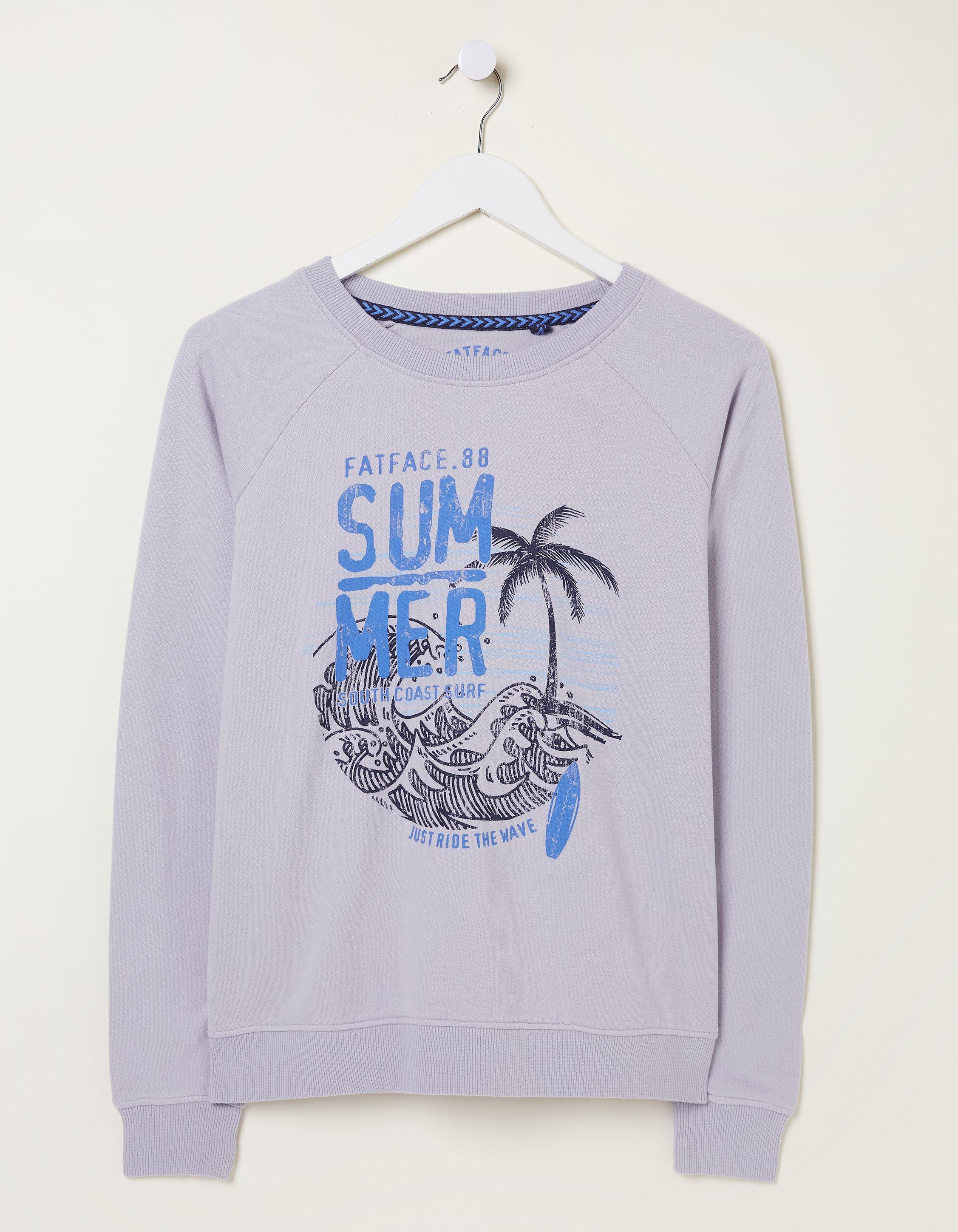 Becky Summer Graphic Crew Sweatshirt