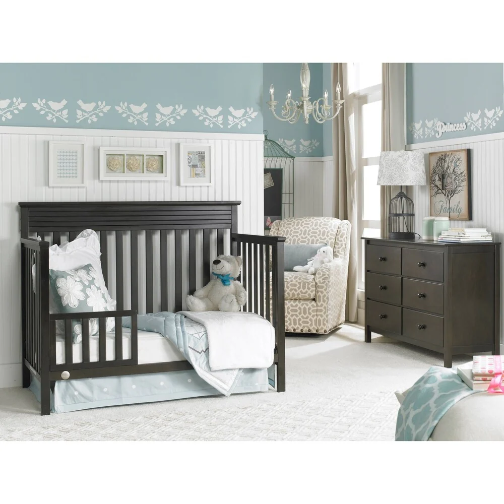 Fisher Price Newbury Convertible Crib, Espresso