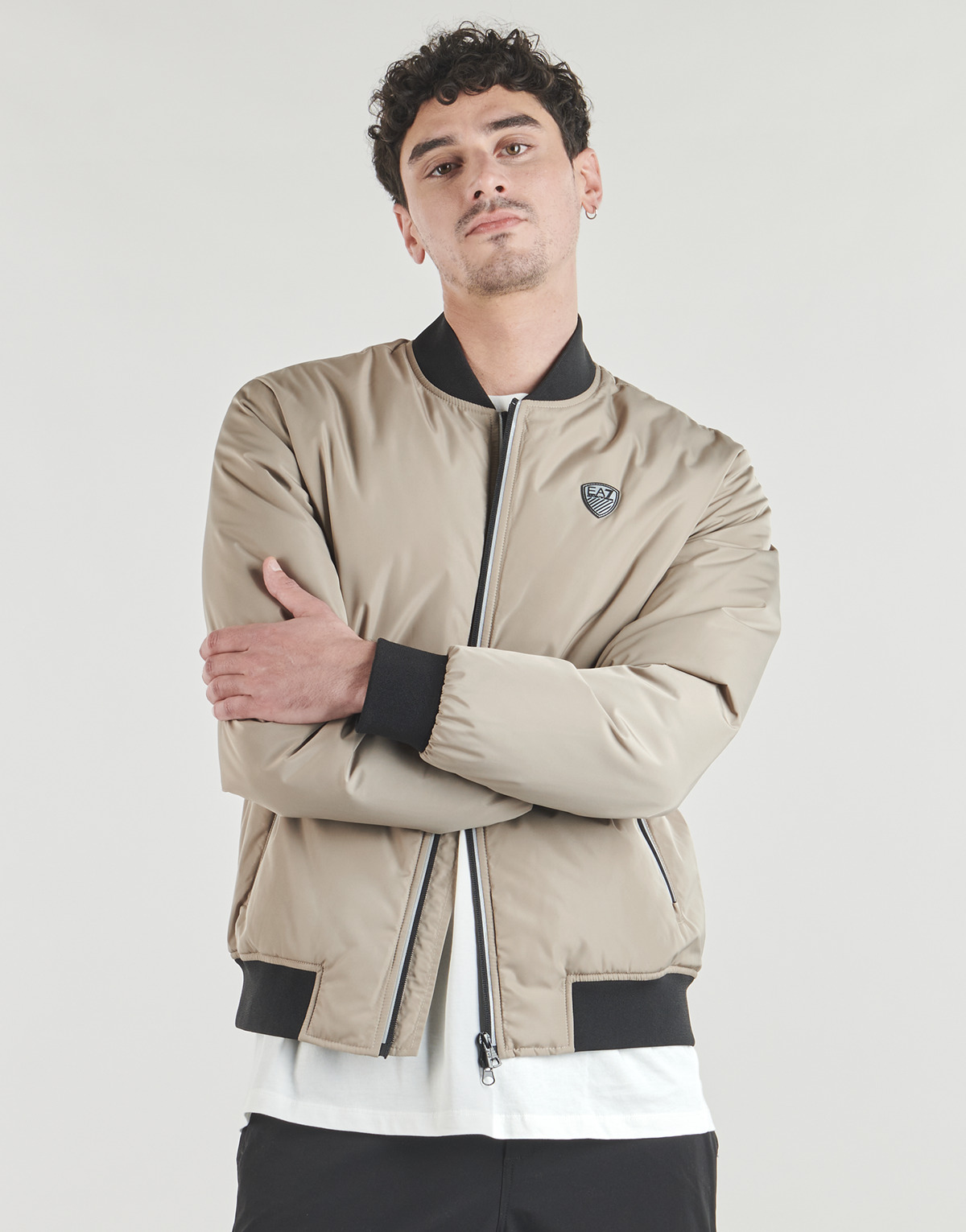 Emporio Armani EA7 - TRAIN PREMIUM SHIELD JACKET 8NPB12 - Beige