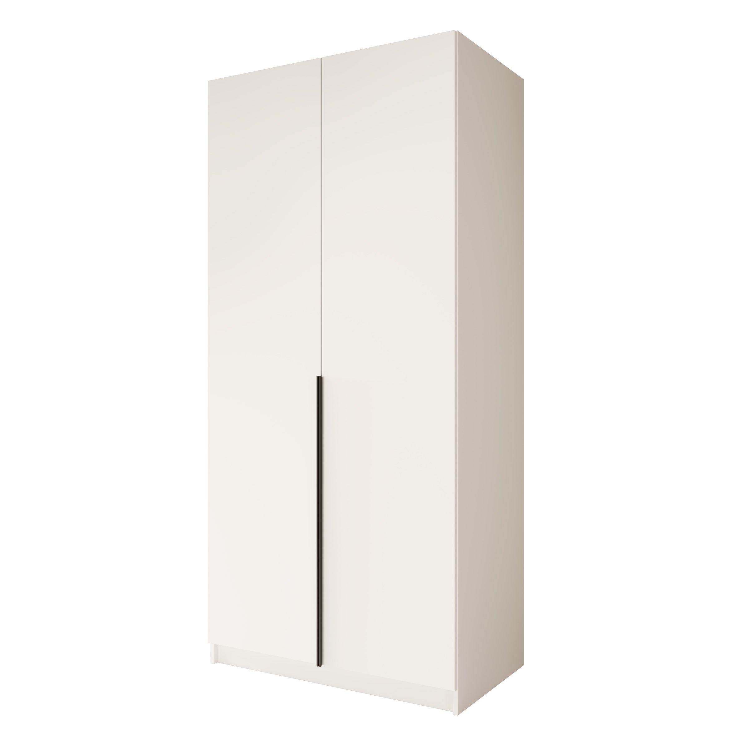 Meubella - Kledingkast Bruno - Wit - 100 cm