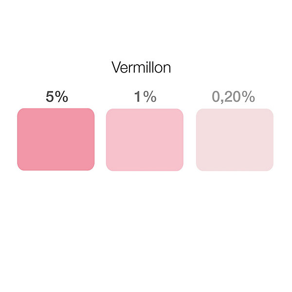 Colorant universel pour peinture vermillon 100ml