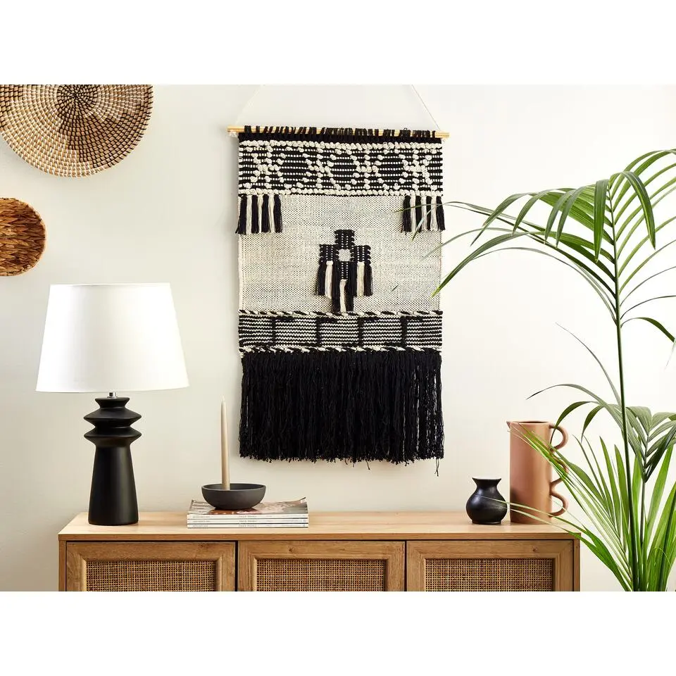 LARKANA - Wanddecoratie - Beige - Katoen