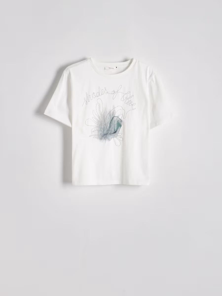 T-Shirt With Appliqu&eacute;