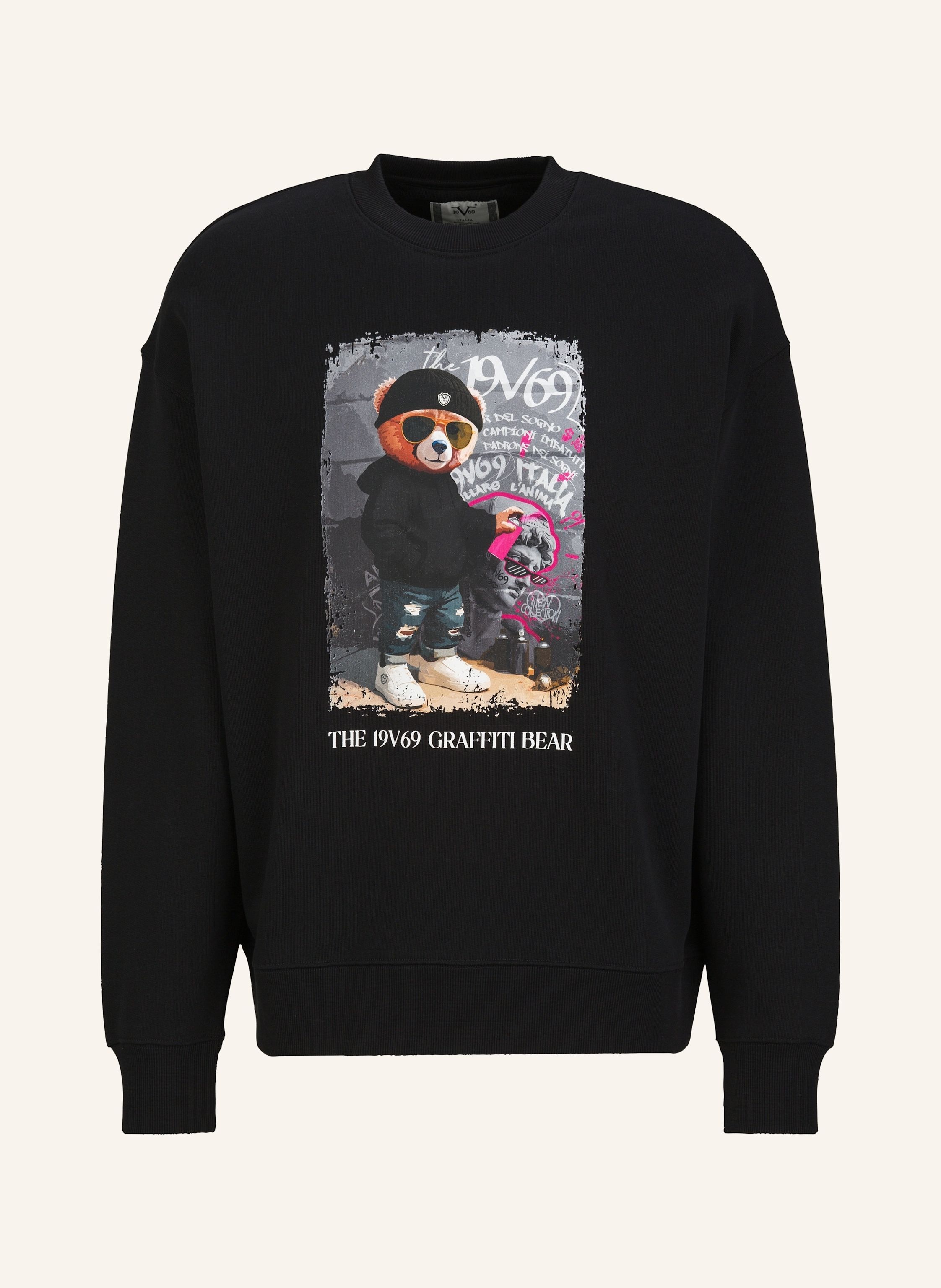 19V69 ITALIA Sweatshirt Omero Graffiti