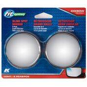 K Source Round Blind Spot Mirrors, 3-in, 2-pk