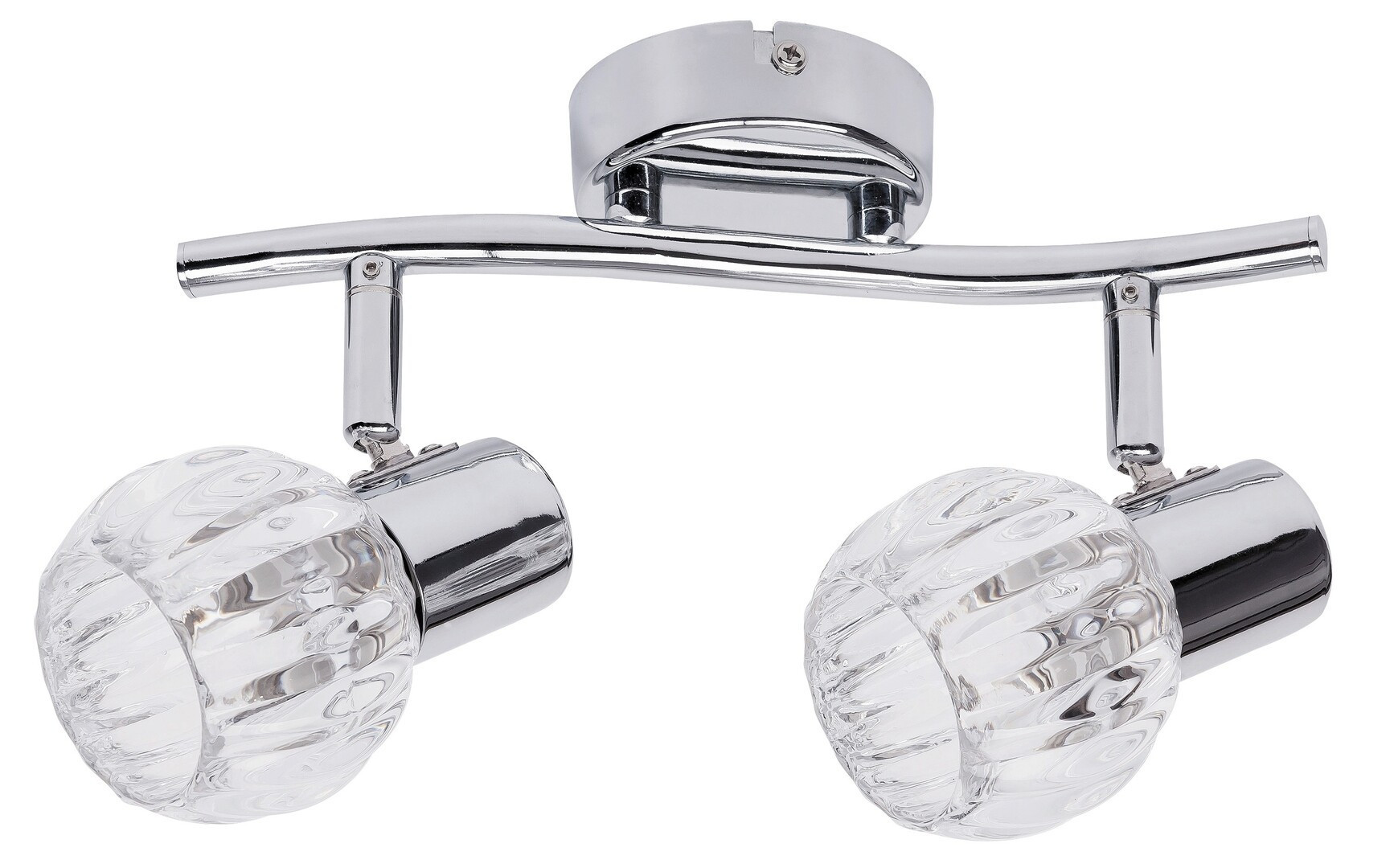 Listwa sufitowa chromowana Lauren 2xE14x40W wym:8x25,5x16cm IP20 Rabalux