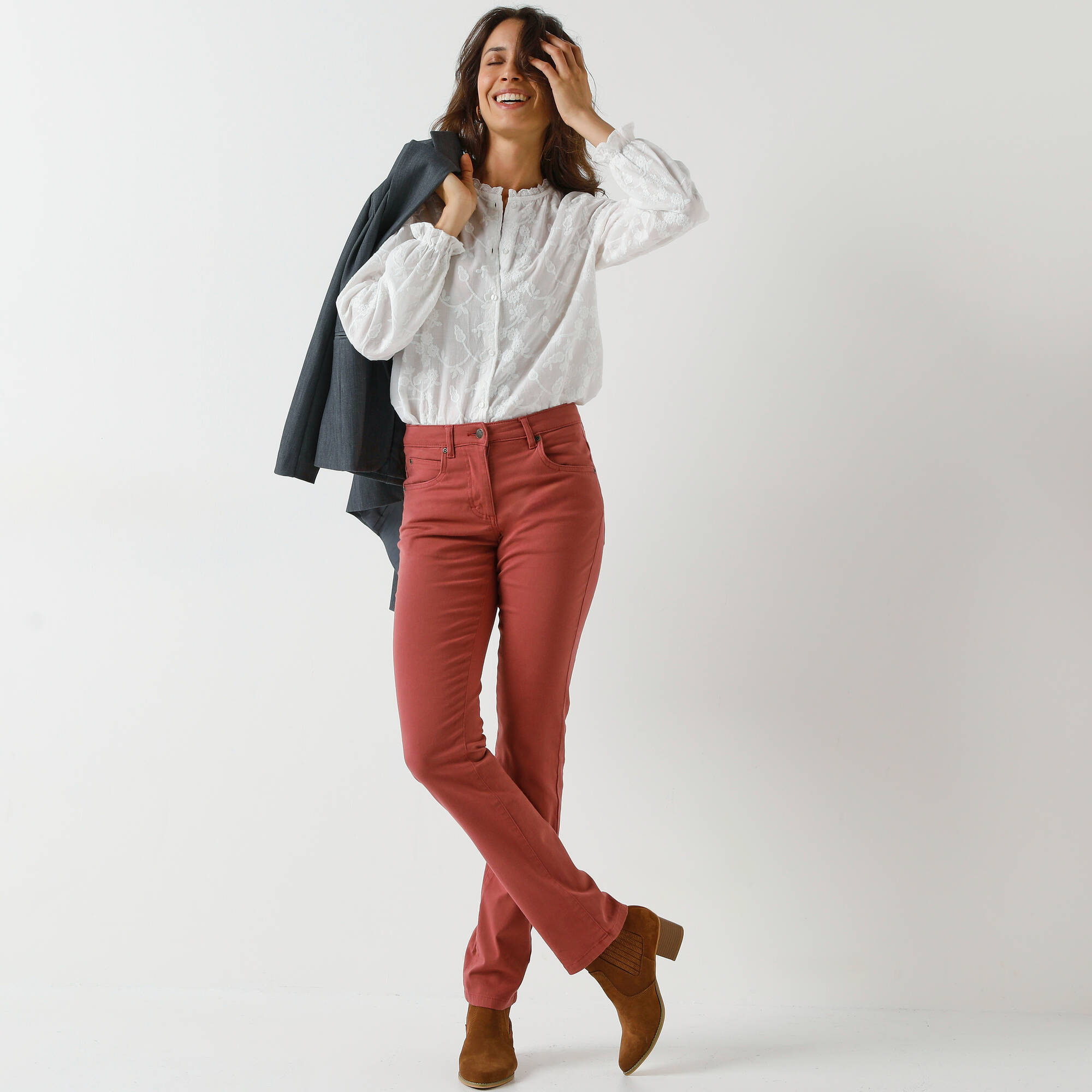 Pantalon sculptant, 5 poches