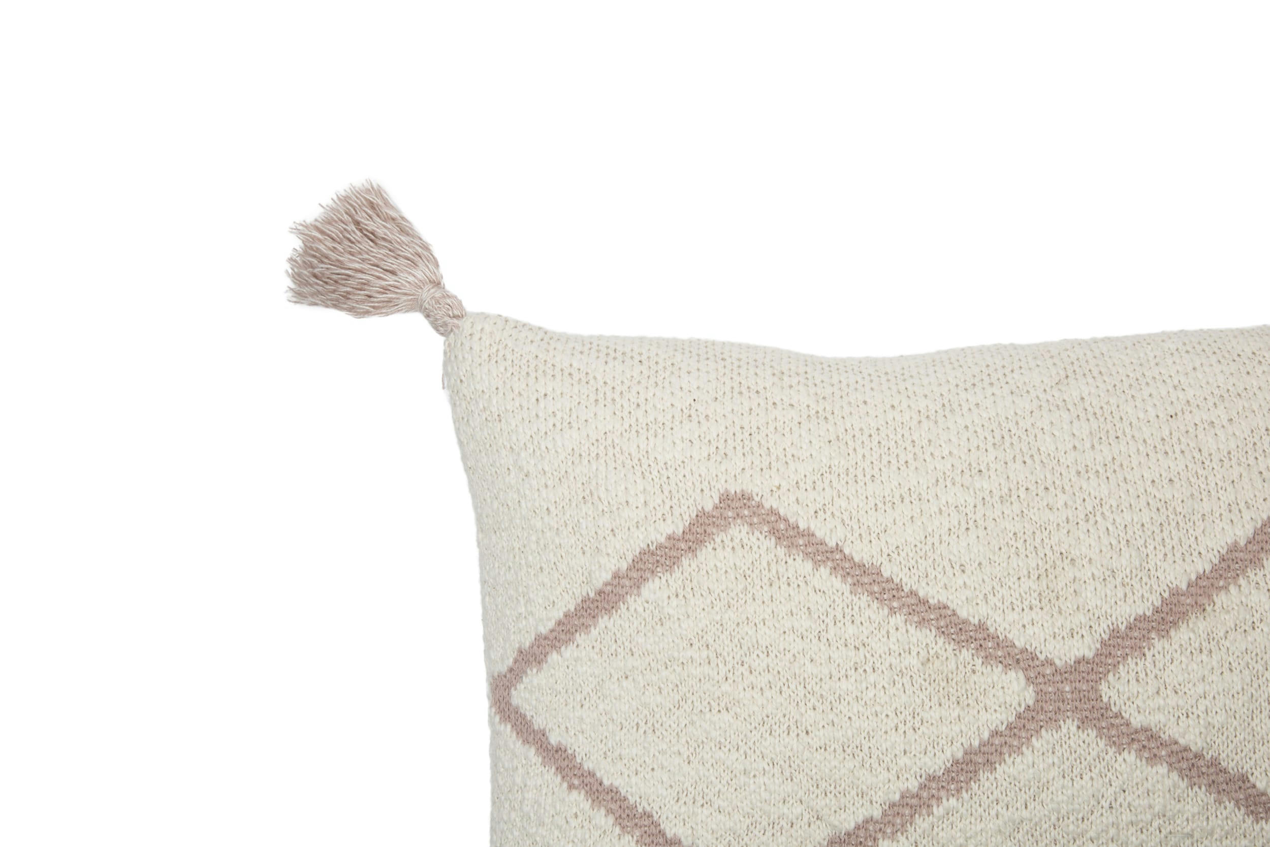 OASIS - Coussin en coton rose 25x40