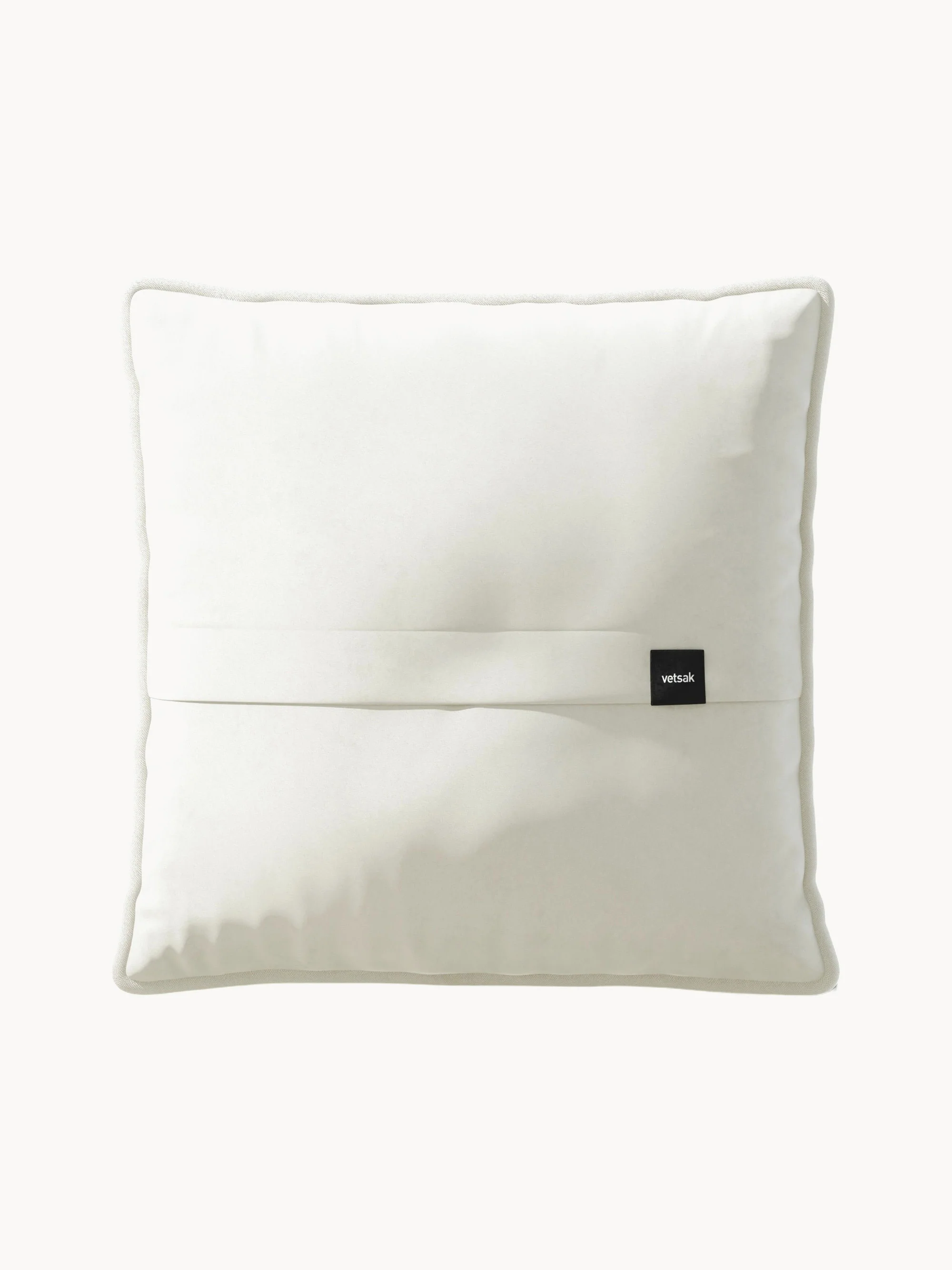 Großes Samt-Sofa-Kissen Vetsak, 60 x 60 cm