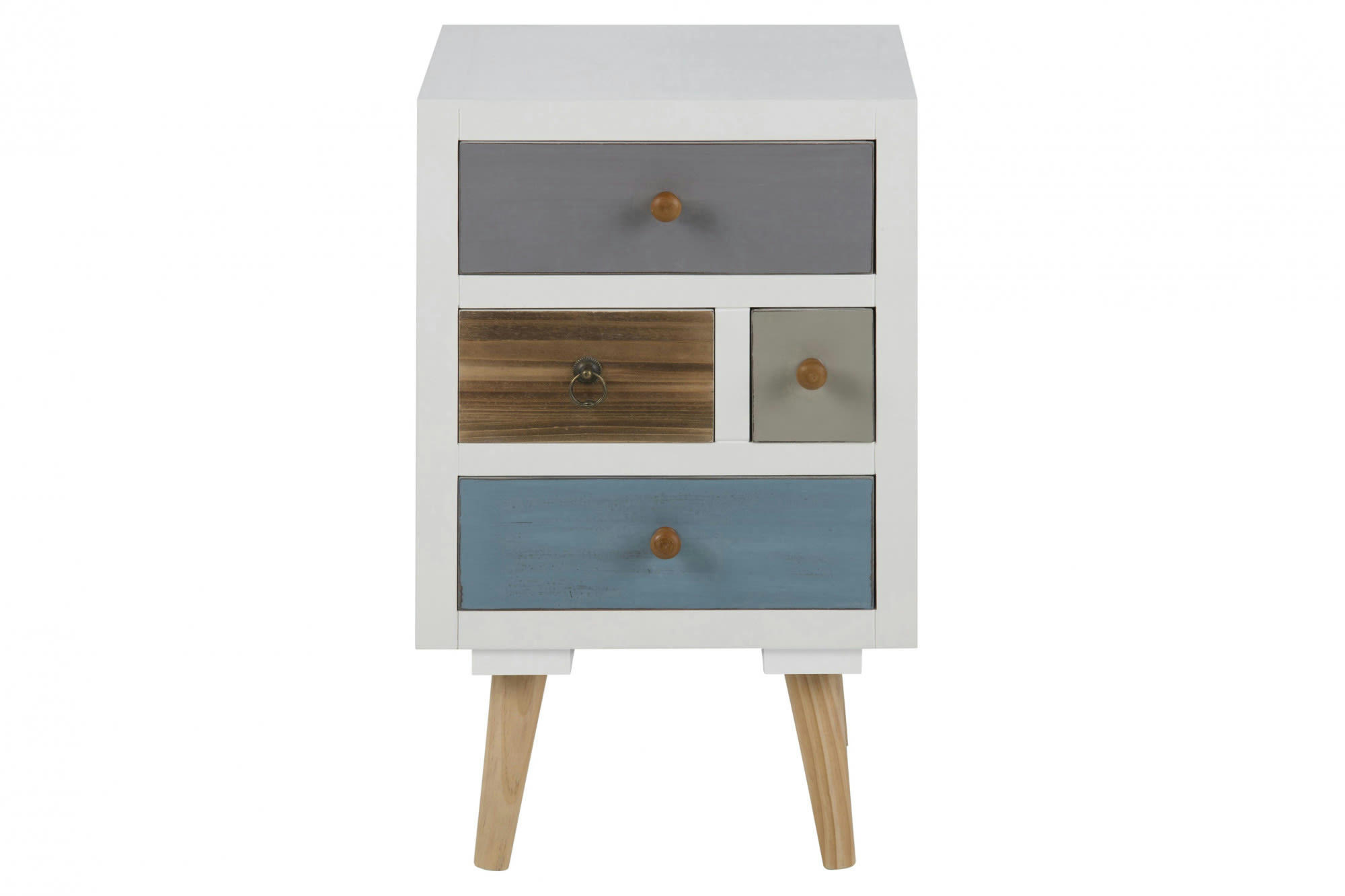 THALIA - Table de chevet 4 tiroirs