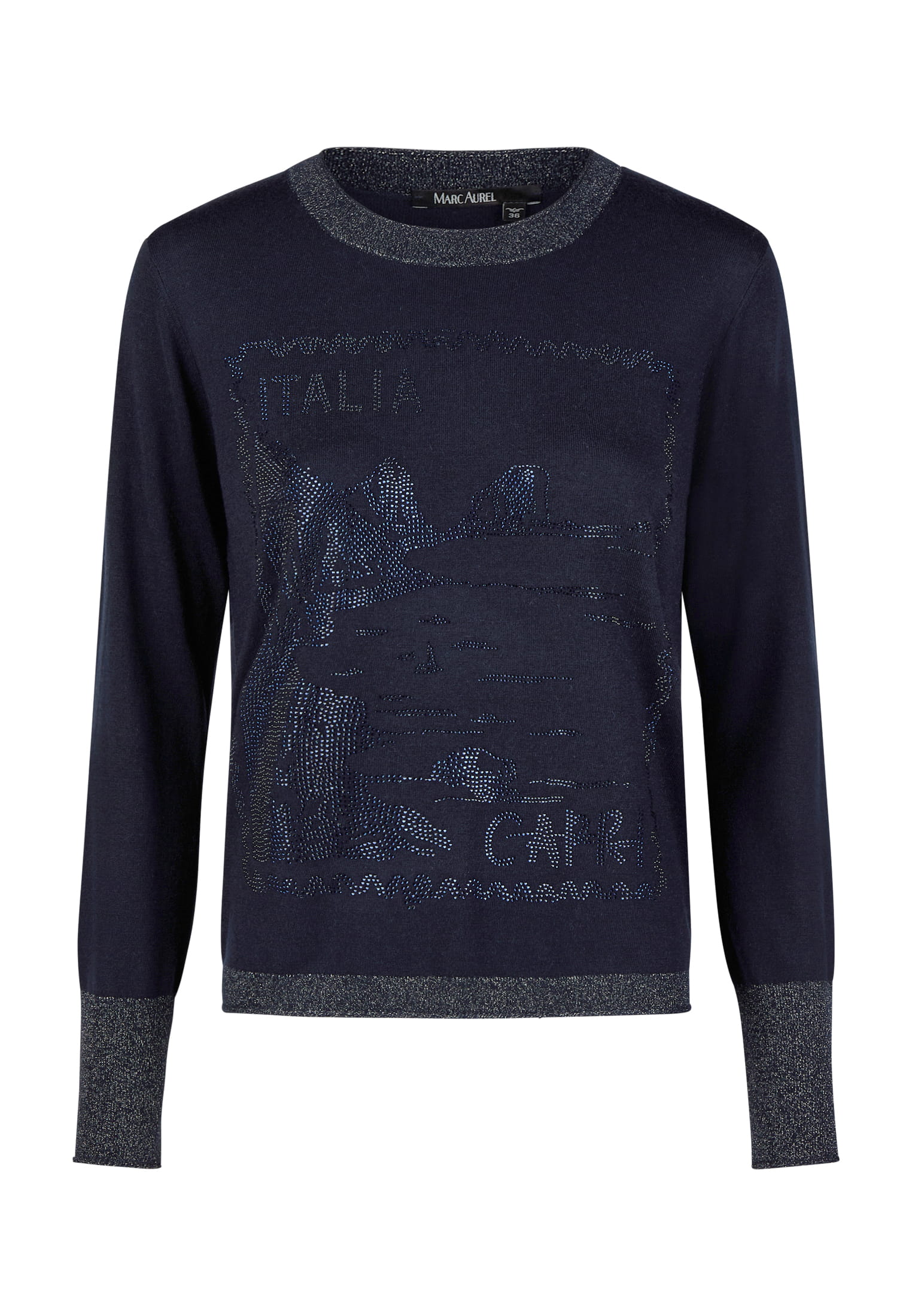 Pullover mit Strassmotiv