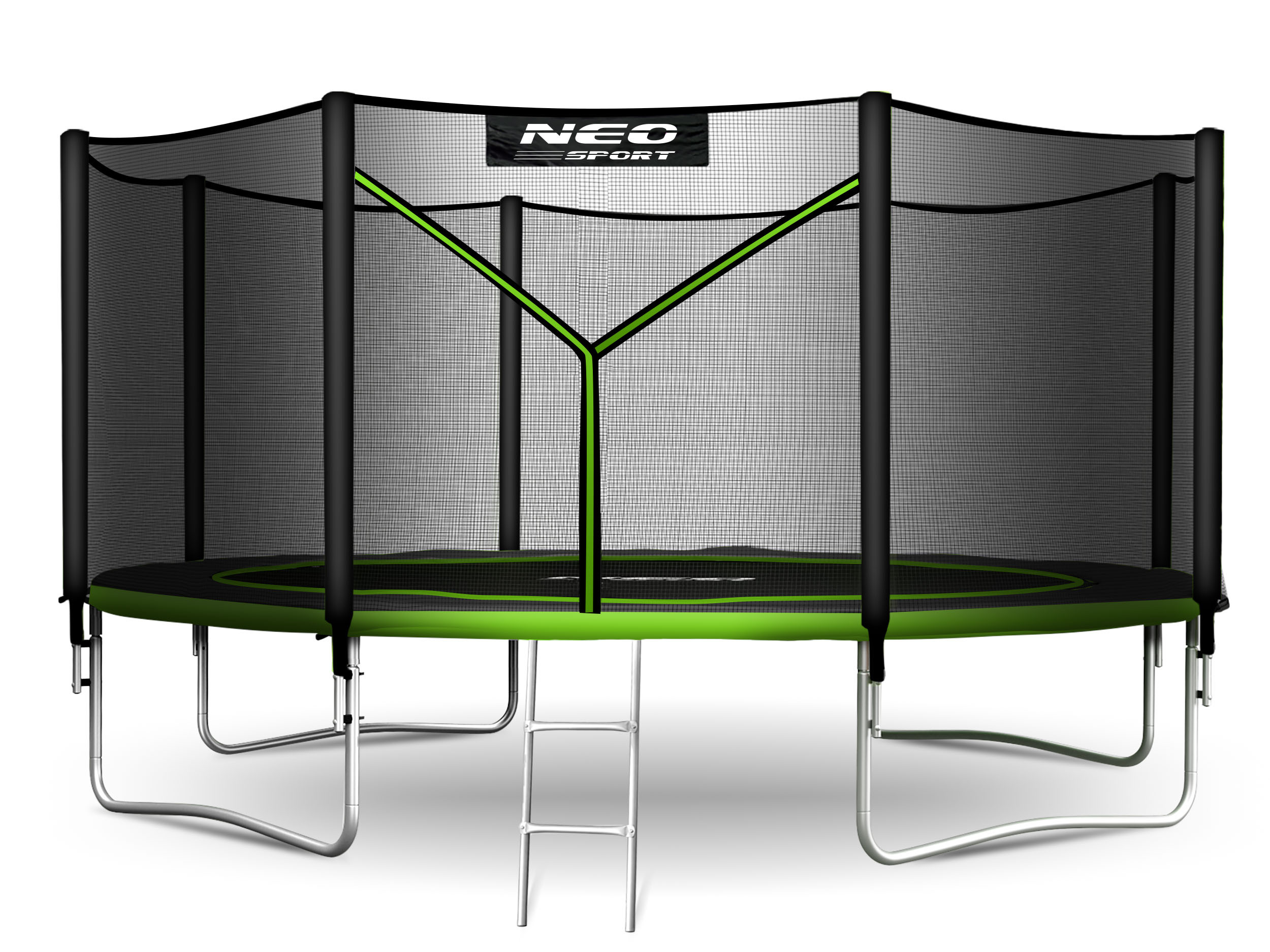 Trampolina ogrodowa z siatką zewnętrzną Neo-Sport 435cm 14ft