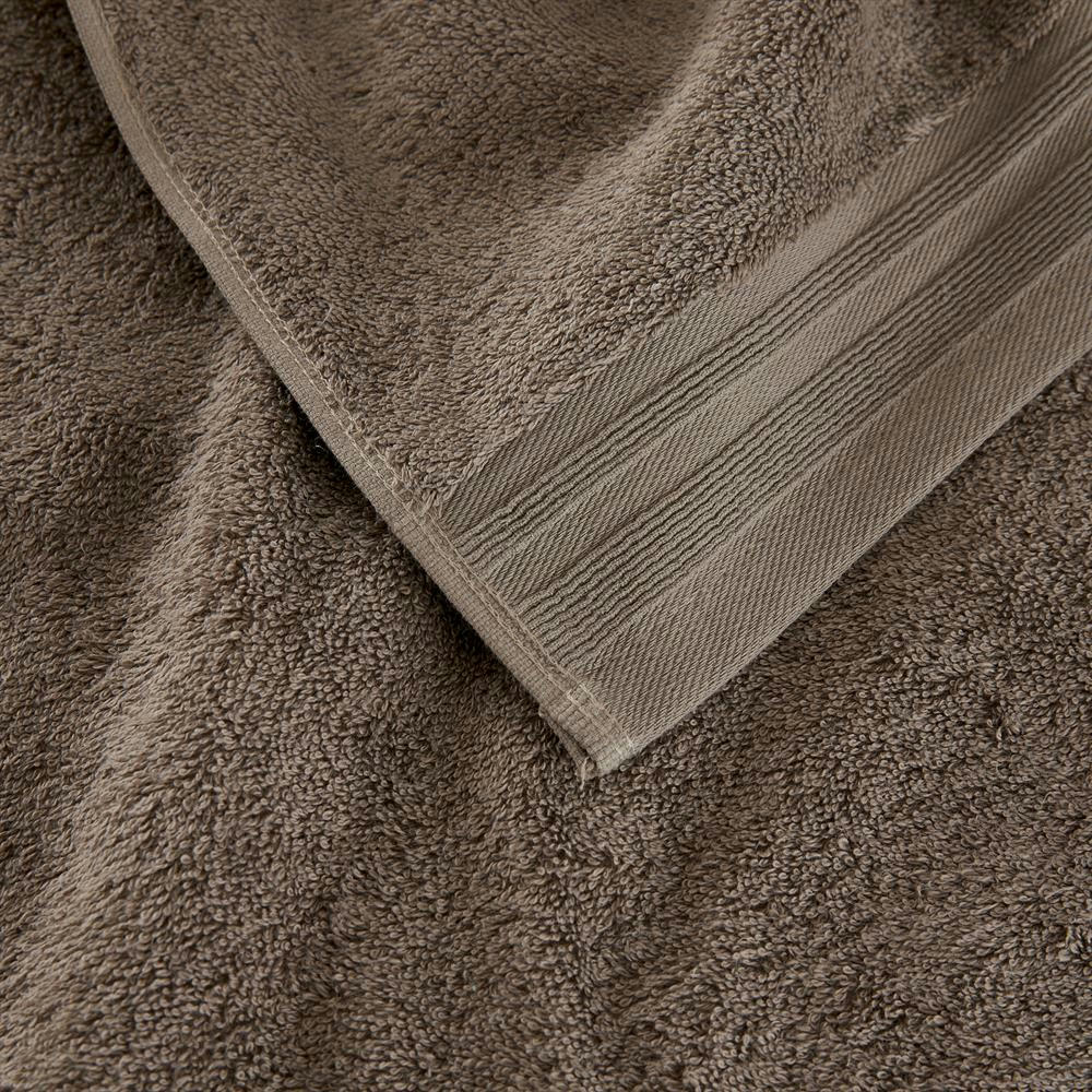 ROMANE - Drap de bain en coton marron 70x140 cm