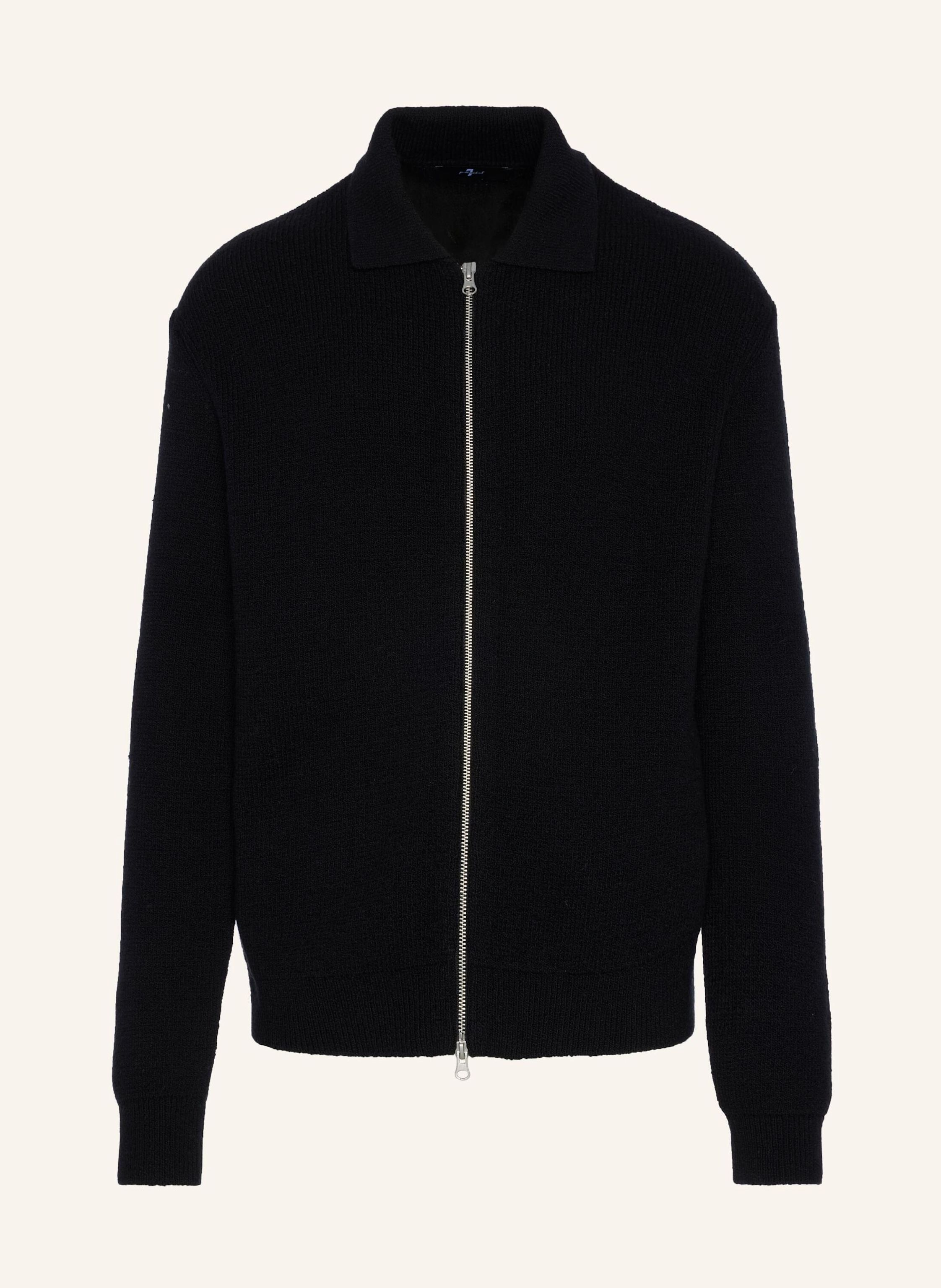 7 for all mankind Knitted POLO ZIP SWEATER