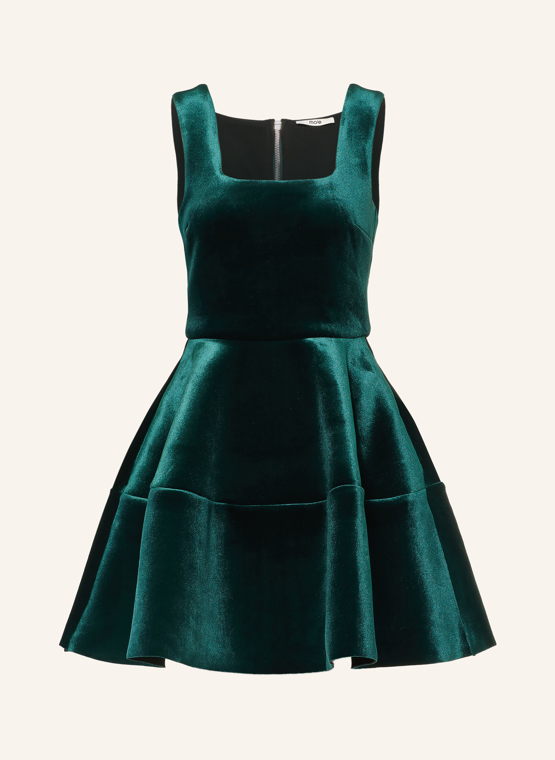 maje Samtkleid