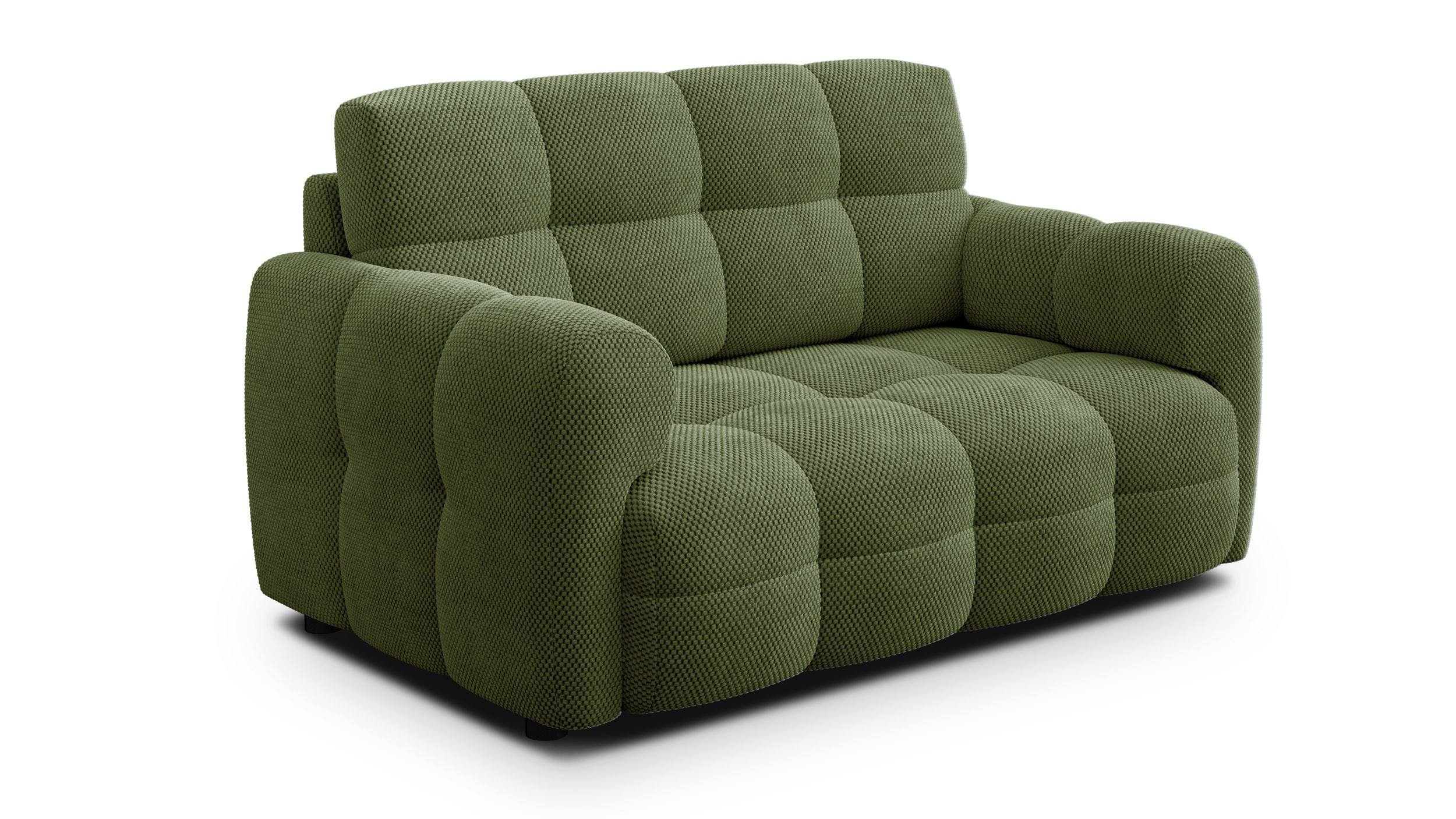 MELLOW sofa 2 osobowa, oliwkowa
